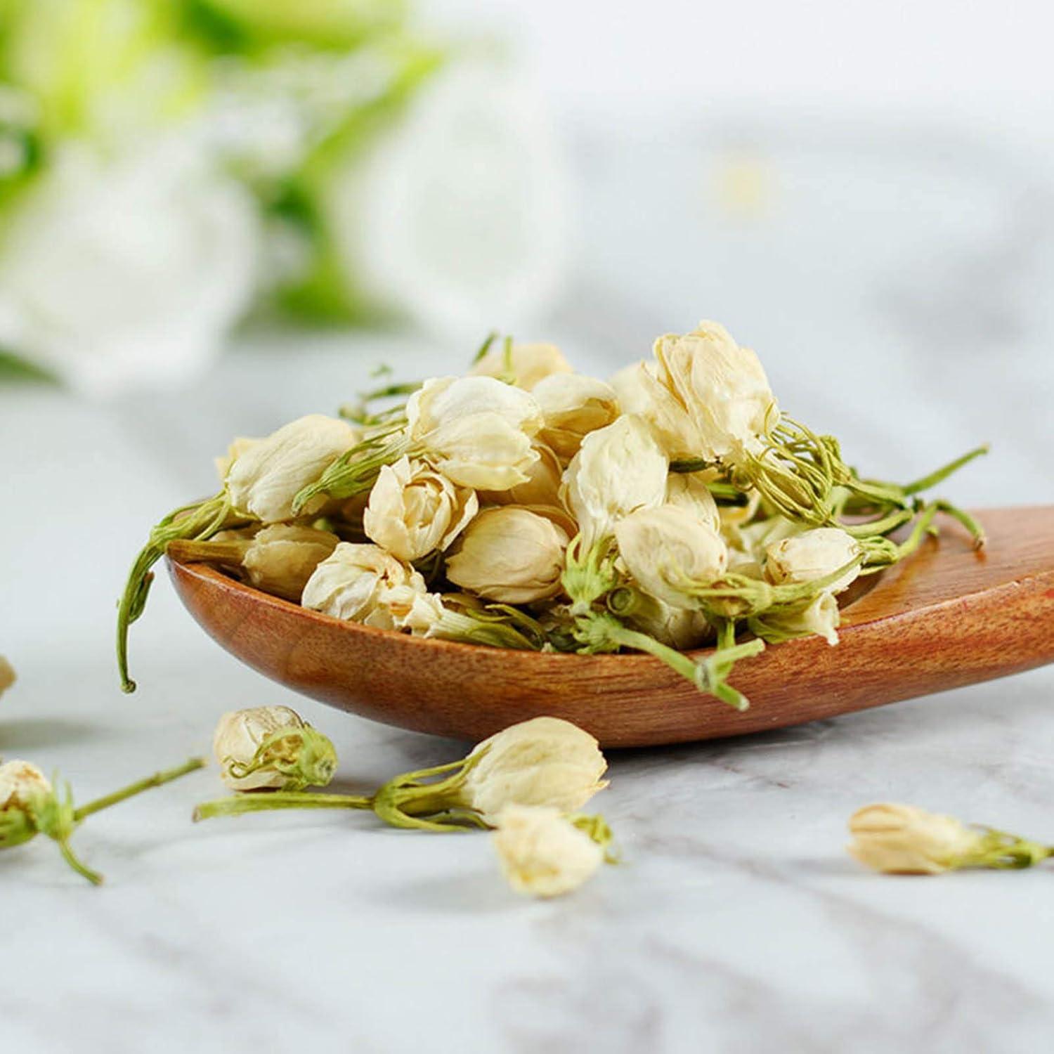 Flores de Jazmín Secas CoolCrafts 60 g para Té y Repostería