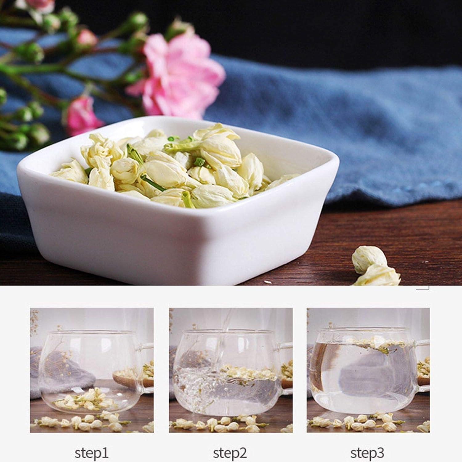 Flores de Jazmín Secas CoolCrafts 60 g para Té y Repostería