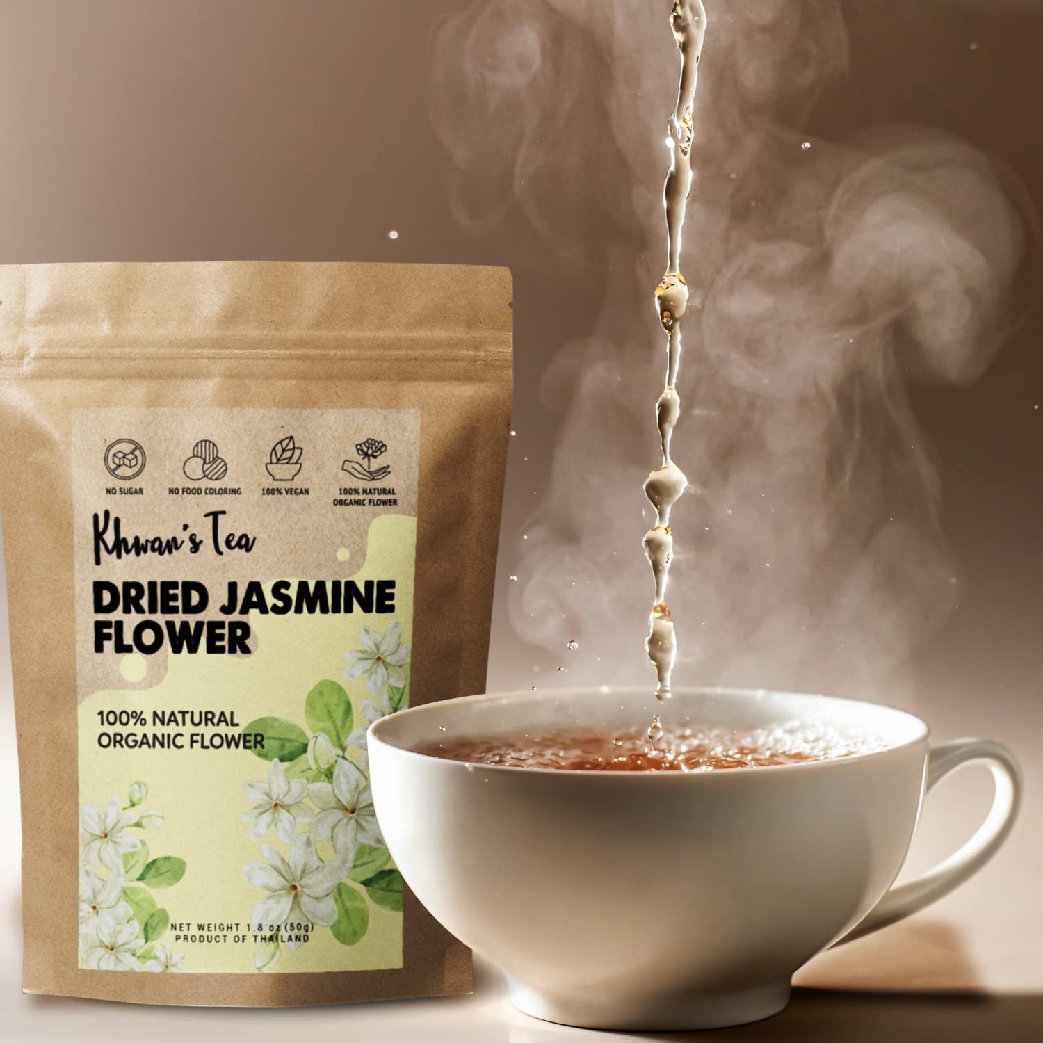 Té de Flores de Jazmín Secos Khwan 50 g - Vegano y Sin OGM