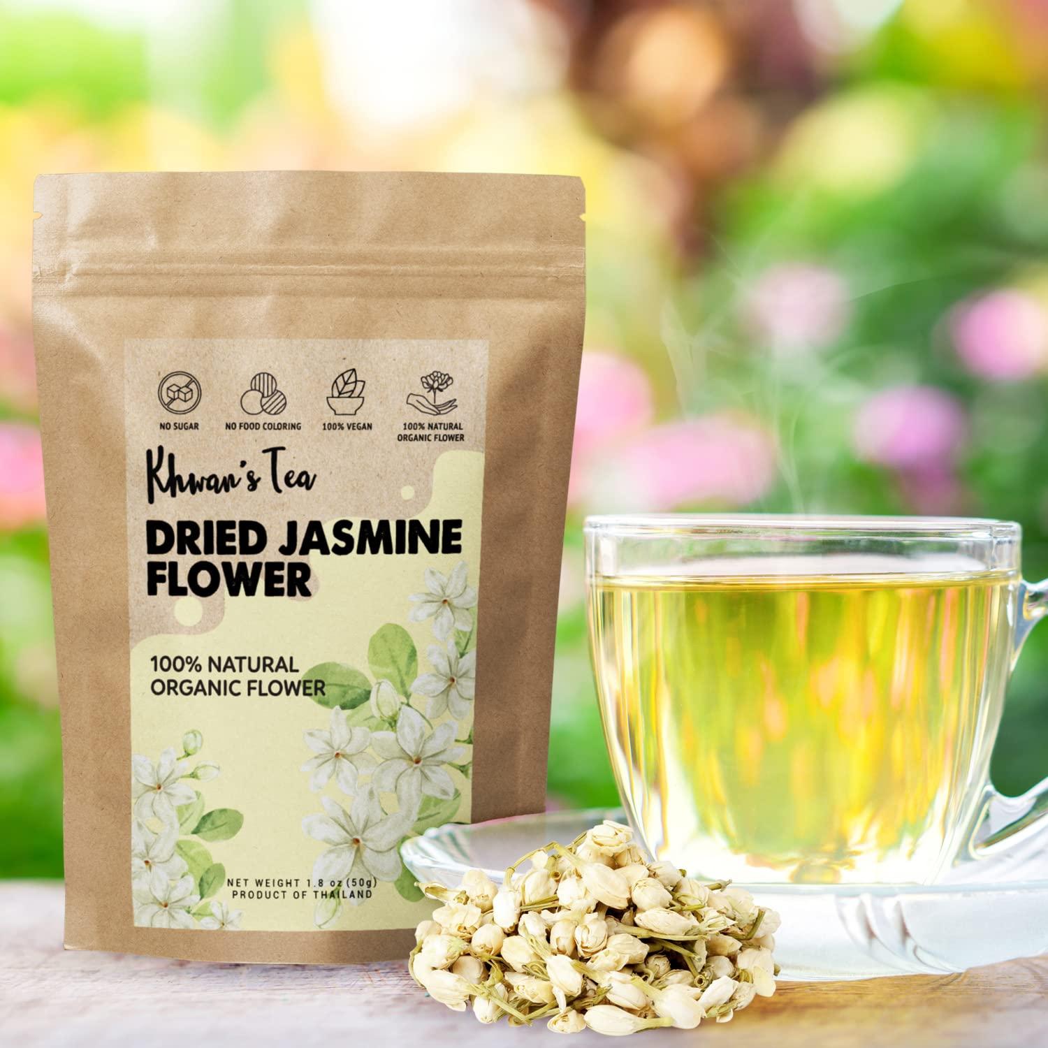 Té de Flores de Jazmín Secos Khwan 50 g - Vegano y Sin OGM