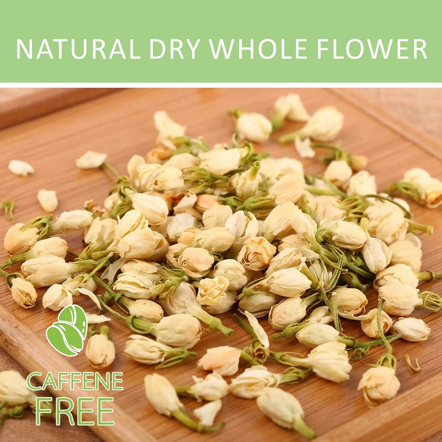 Buds de Flor de Jazmín Secos Goofoo 34 g - Té Floral Natural