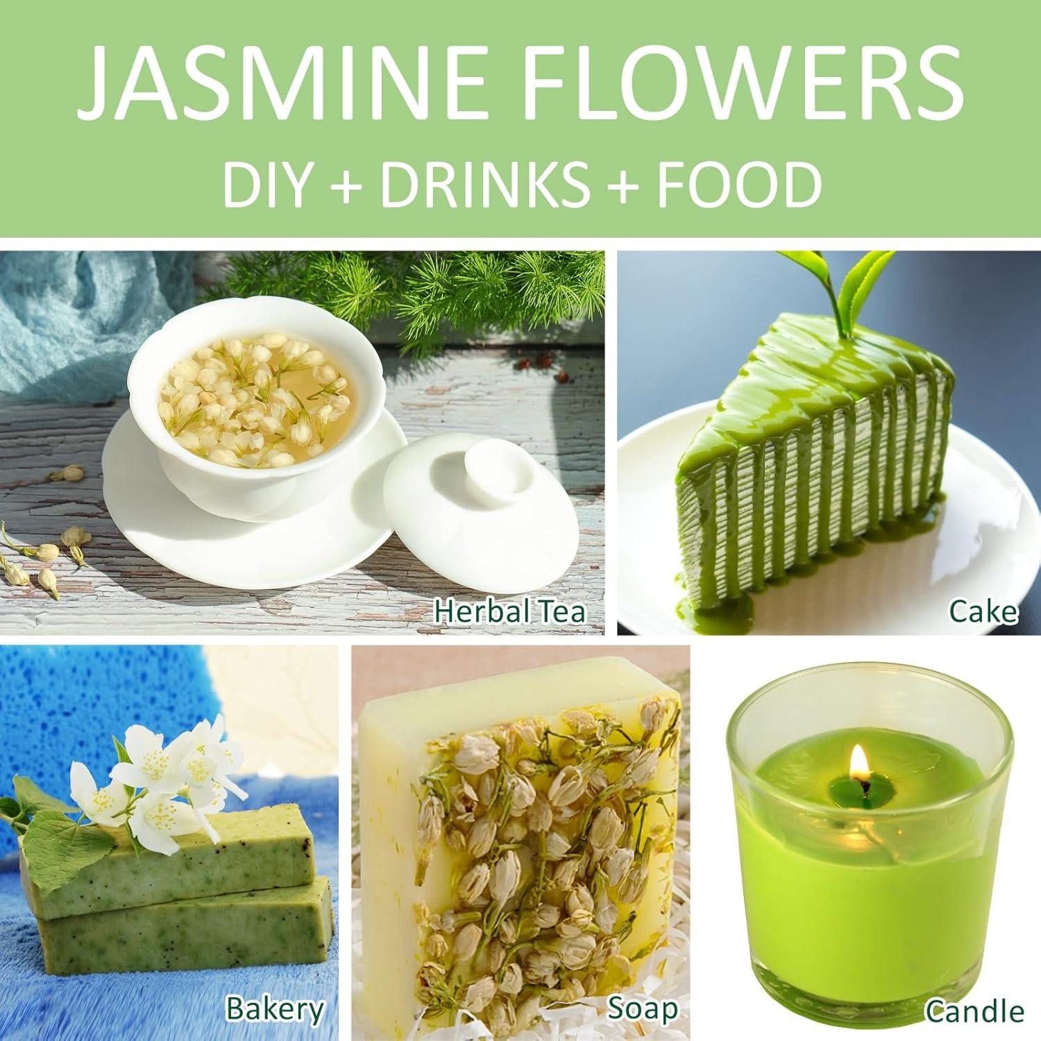 Buds de Flor de Jazmín Secos Goofoo 34 g - Té Floral Natural