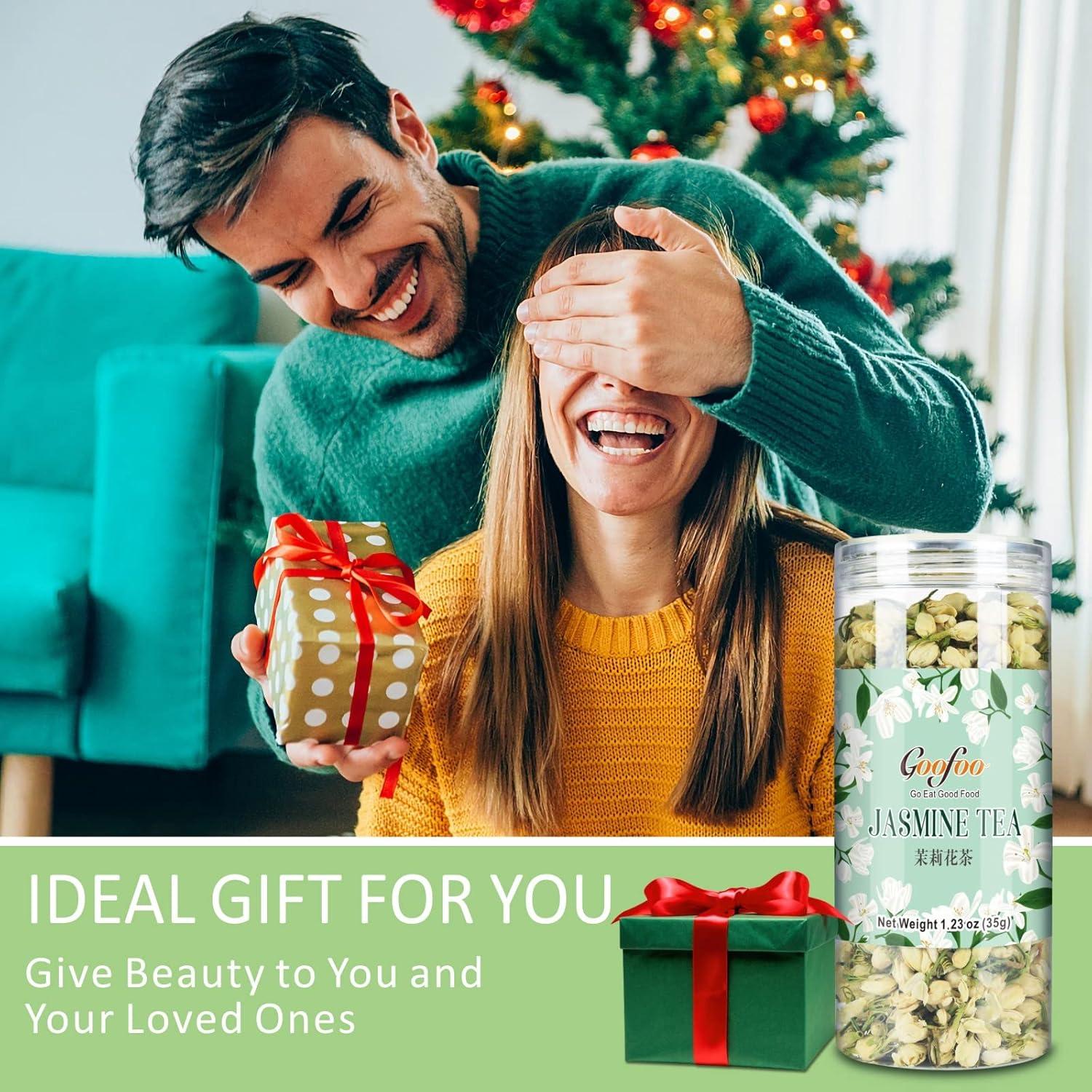 Buds de Flor de Jazmín Secos Goofoo 34 g - Té Floral Natural