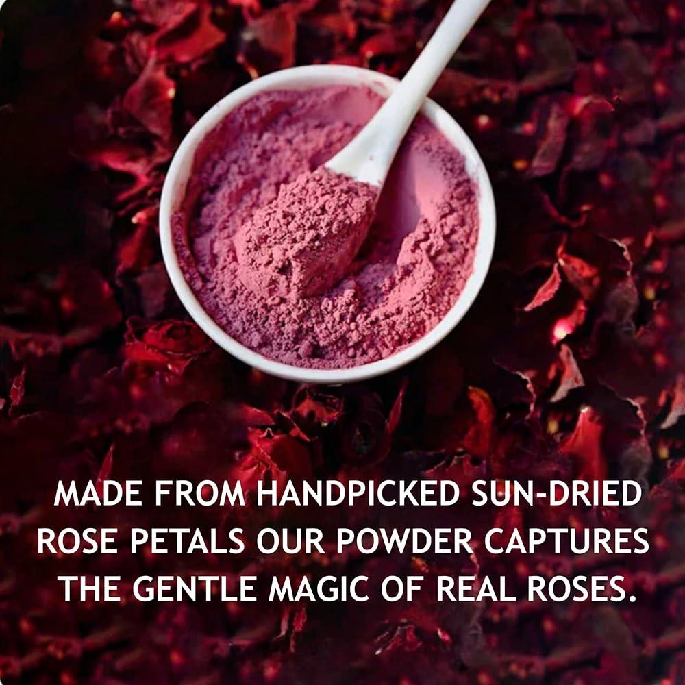 Polvo de Pétalos de Rosa 100g Hebhac Herbs - Vegano y Puro