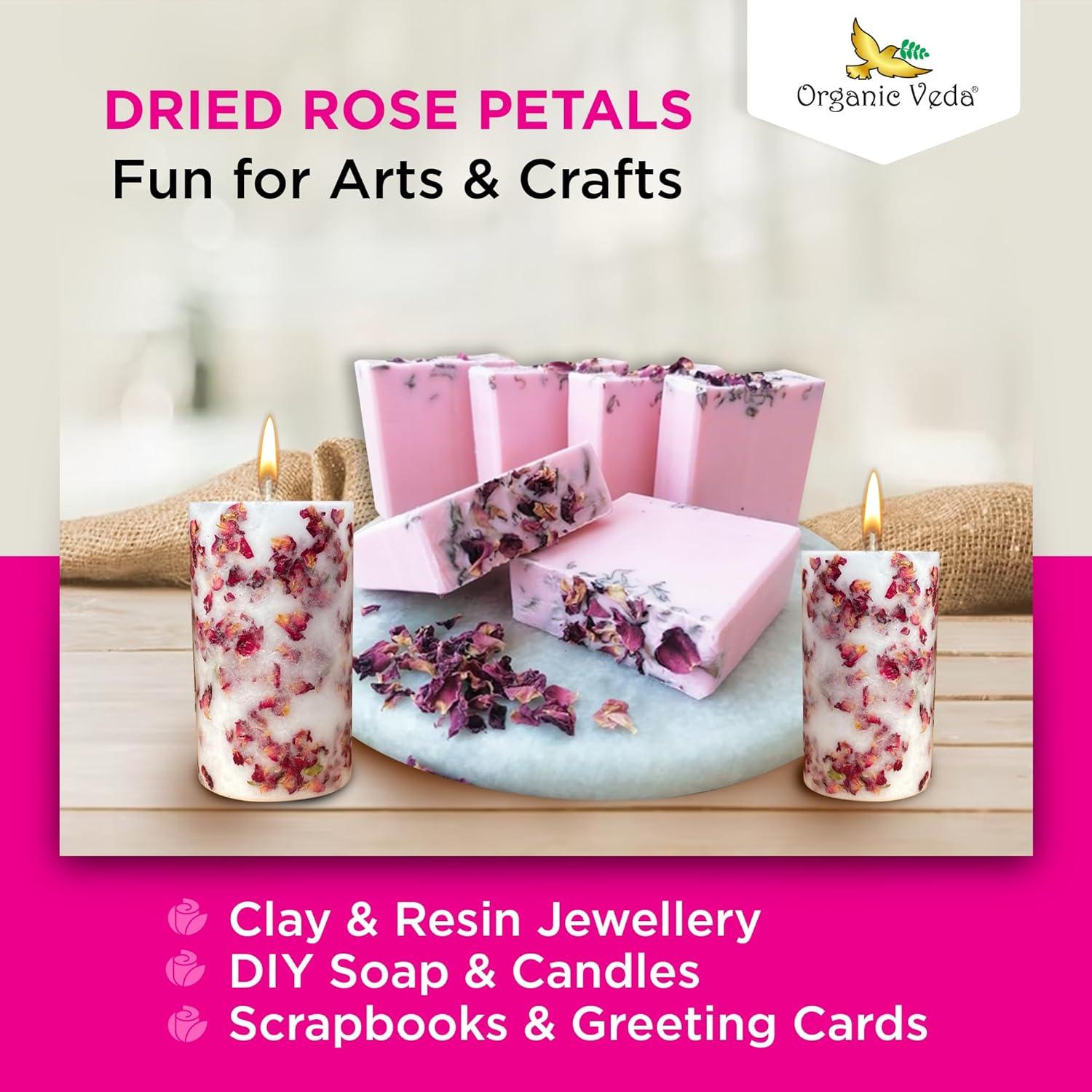 Pétalos de Rosa Secos Orgánicos Organic Veda 113.4 g - Comestibles