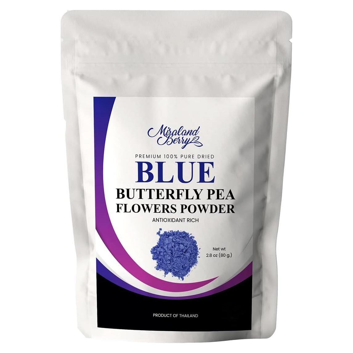 Polvo de Flor de Mariposa Azul Miraland Berry 318g - Superalimento Natural