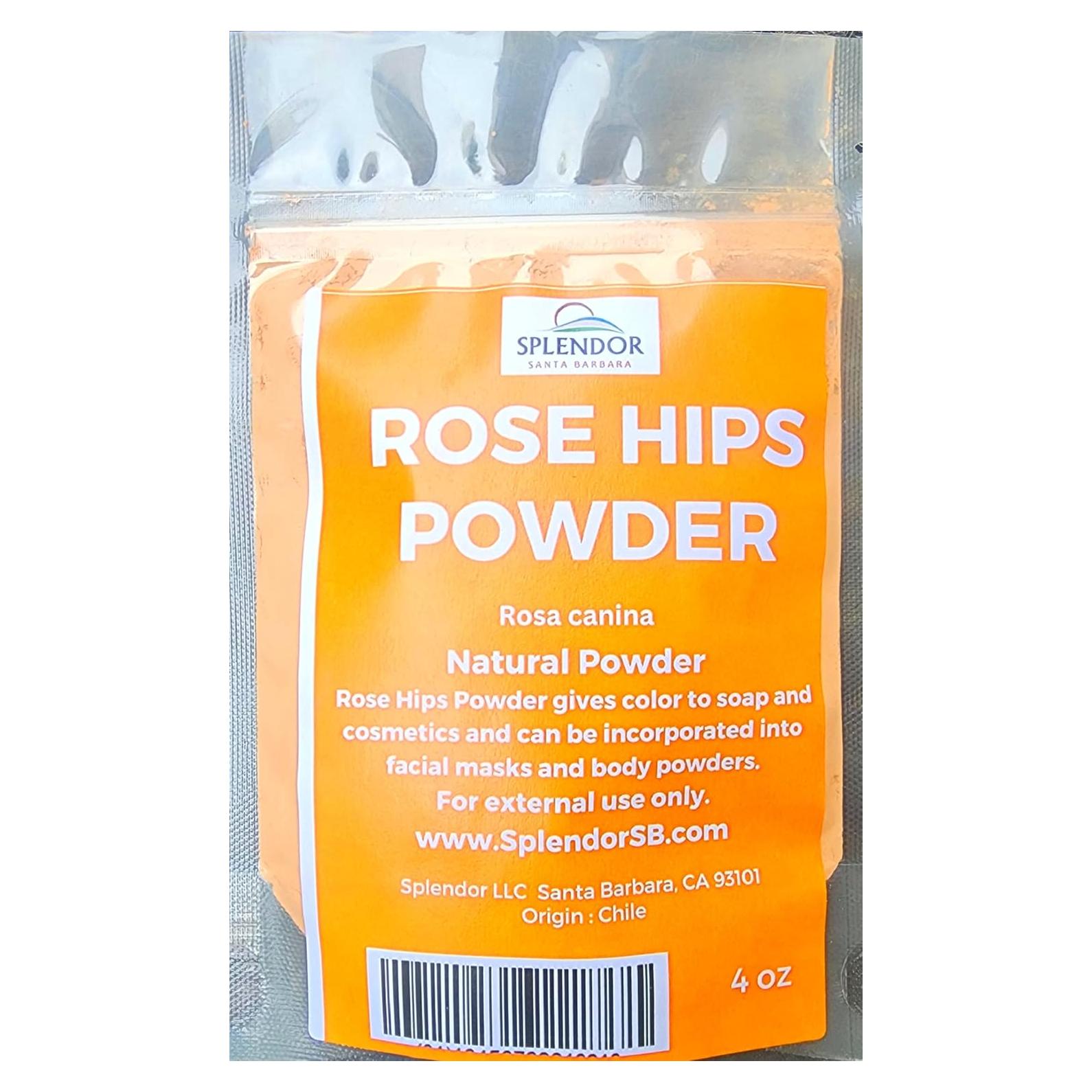 Polvo de Rosa Mosqueta Splendor Santa Barbara 113.4 g - Colorante Natural para Jabón