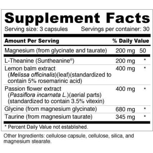 Suplemento Calm Well+Vita 90 Cápsulas Vegetales Relajación