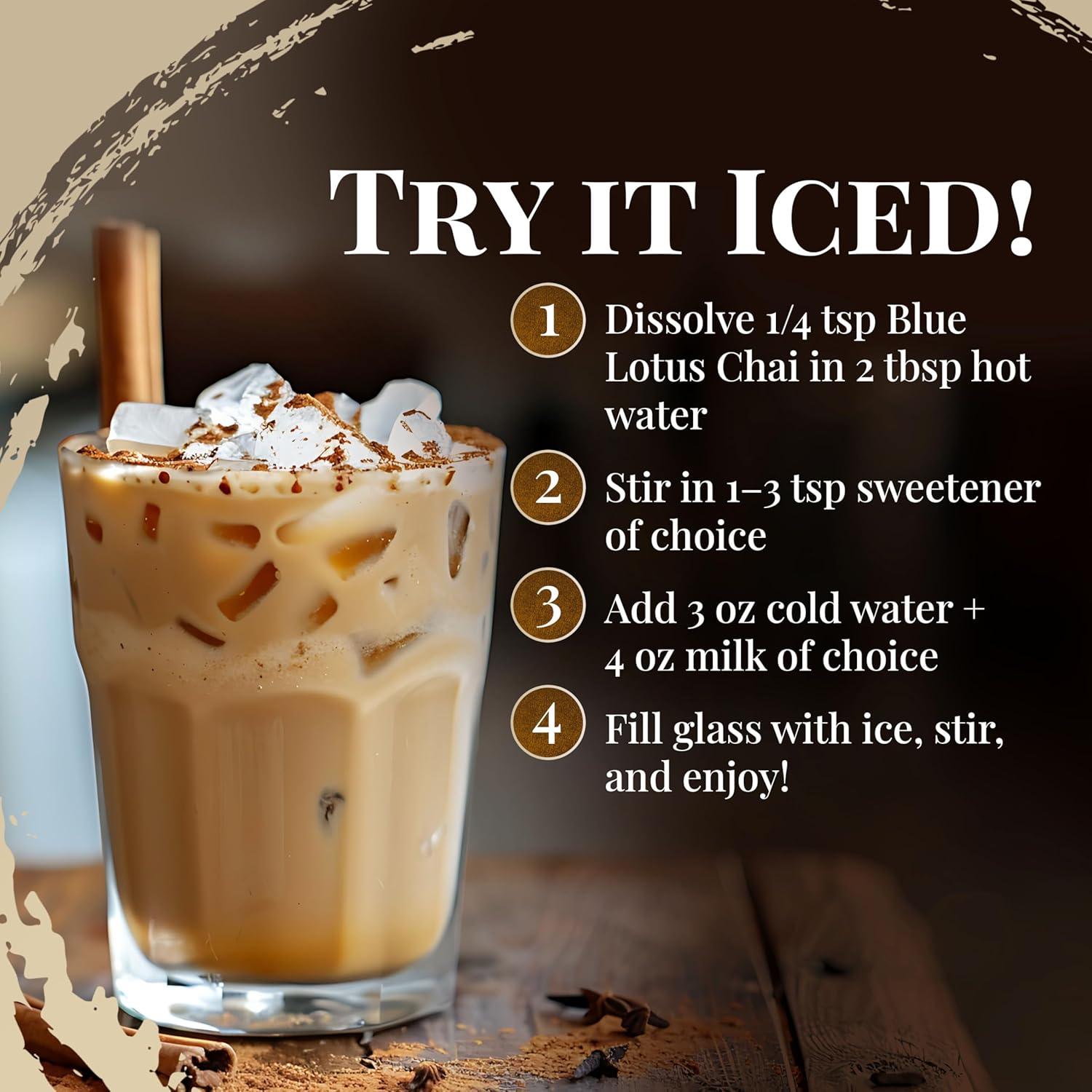 Té Chai Blue Lotus Masala Tradicional - 85g - 100 Tazas