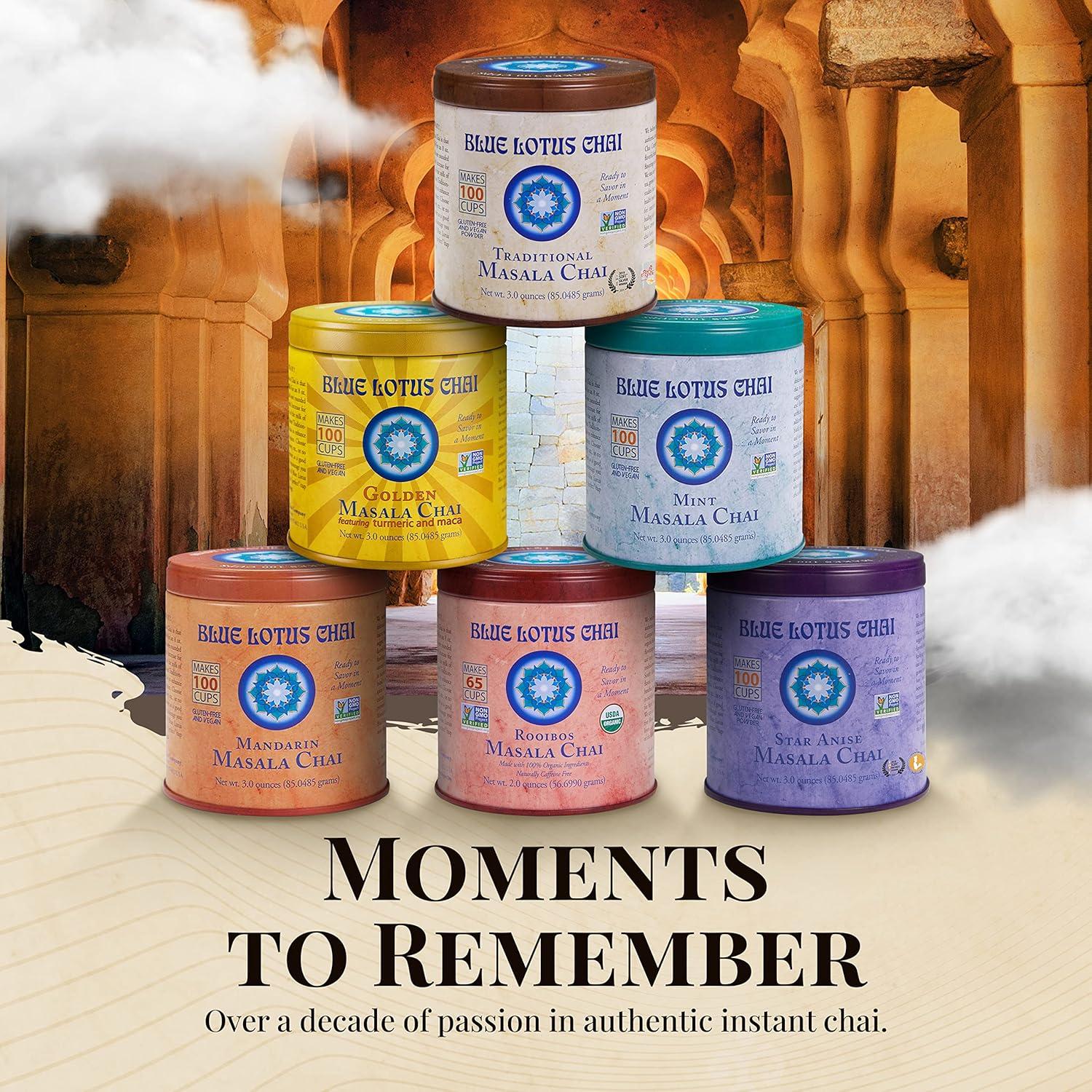 Té Chai Blue Lotus Masala Tradicional - 85g - 100 Tazas