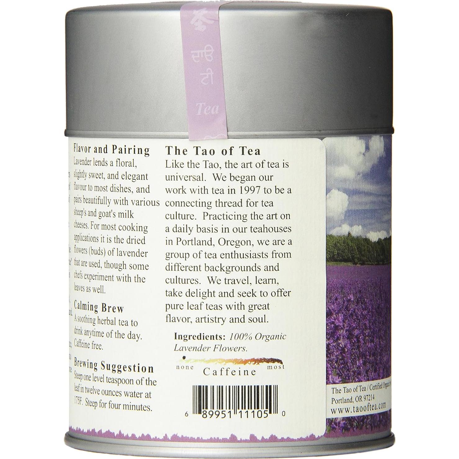 Té de Hierbas de Lavanda Orgánica El Tao del Té 56.7g