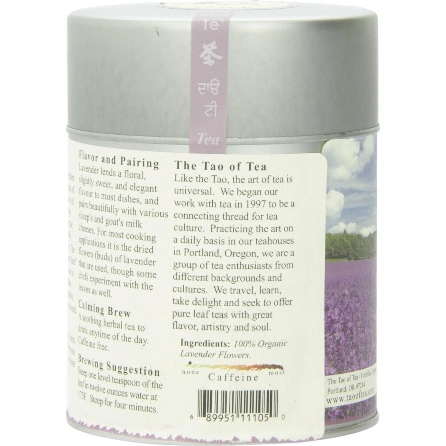 Té de Hierbas de Lavanda Orgánica El Tao del Té 56.7g