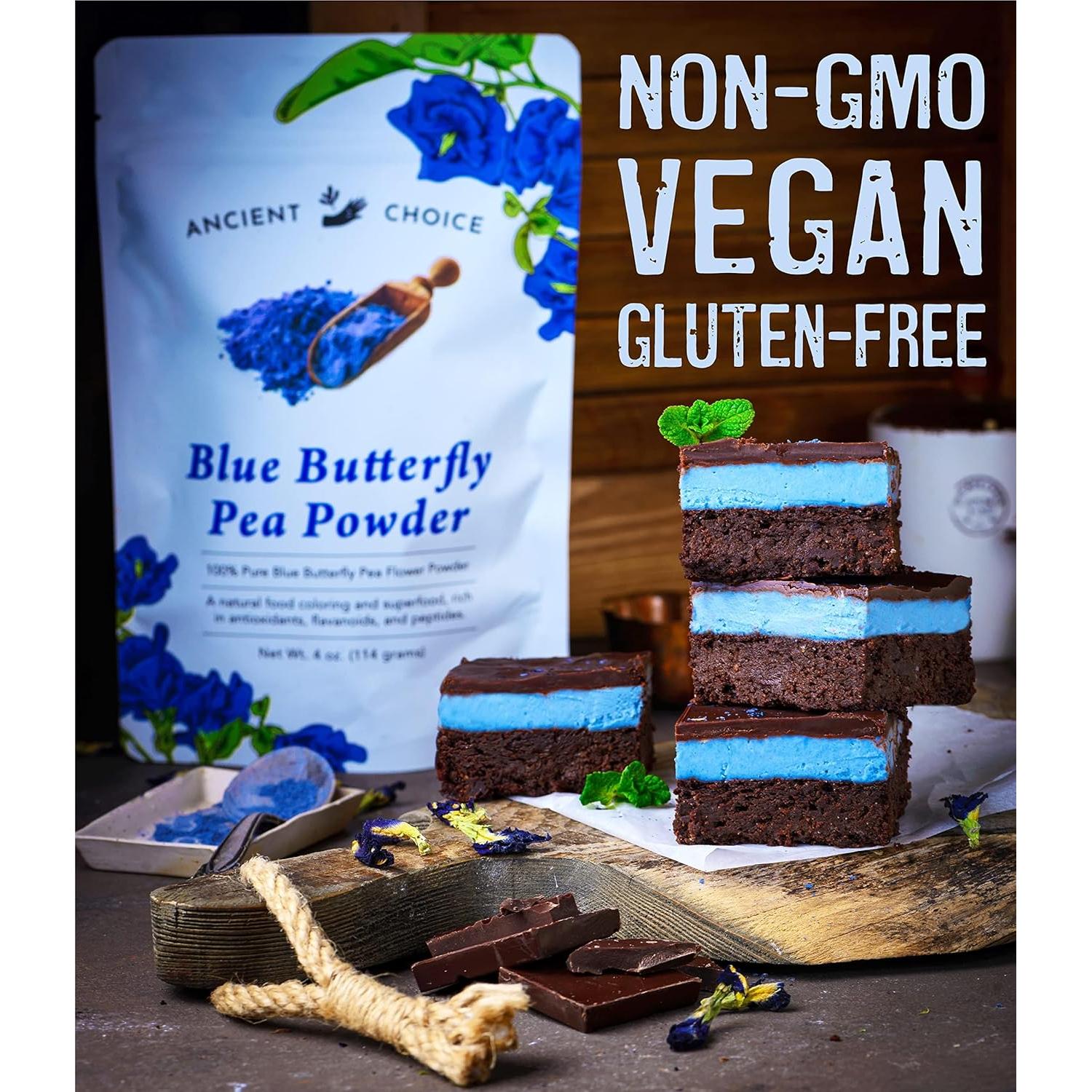 Polvo de Flor de Guisante Mariposa Elección Antigua 113g - Té Azul