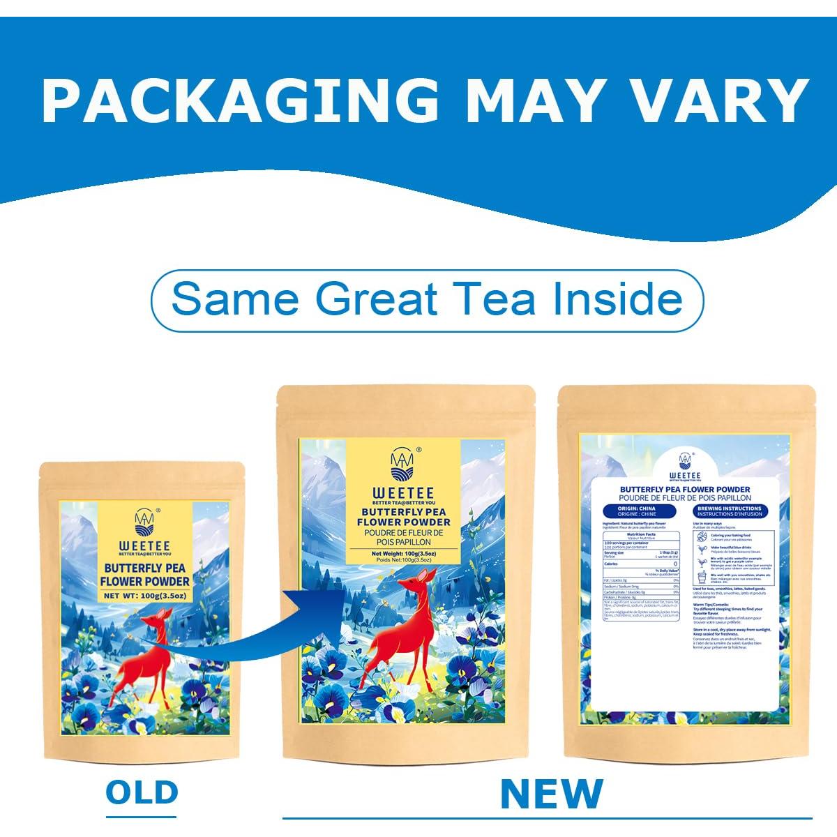 Polvo de Flor de Guisante Mariposa WEETEE 99g - 100% Natural