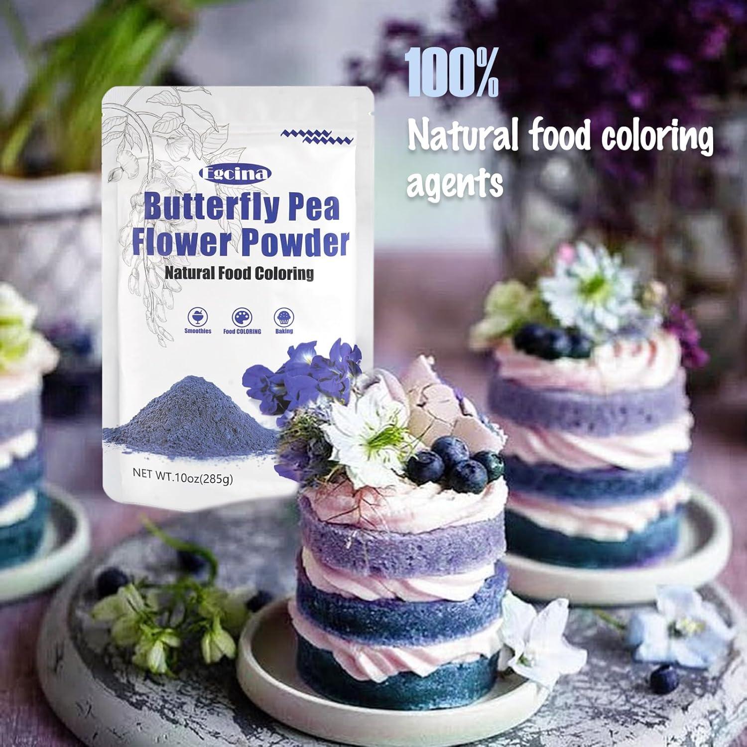 Polvo de Flor de Guisante Mariposa Egcina 283g - Colorante Natural