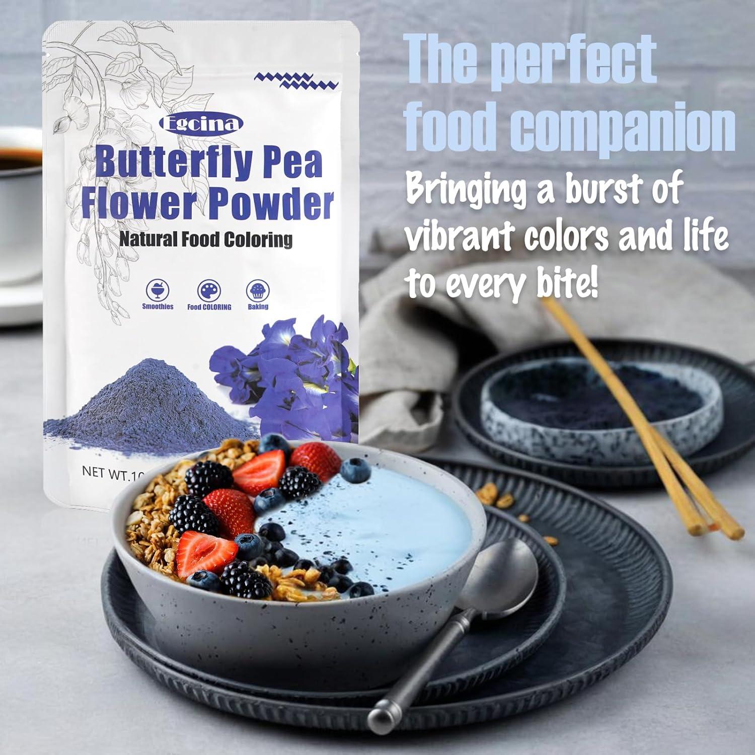 Polvo de Flor de Guisante Mariposa Egcina 283g - Colorante Natural