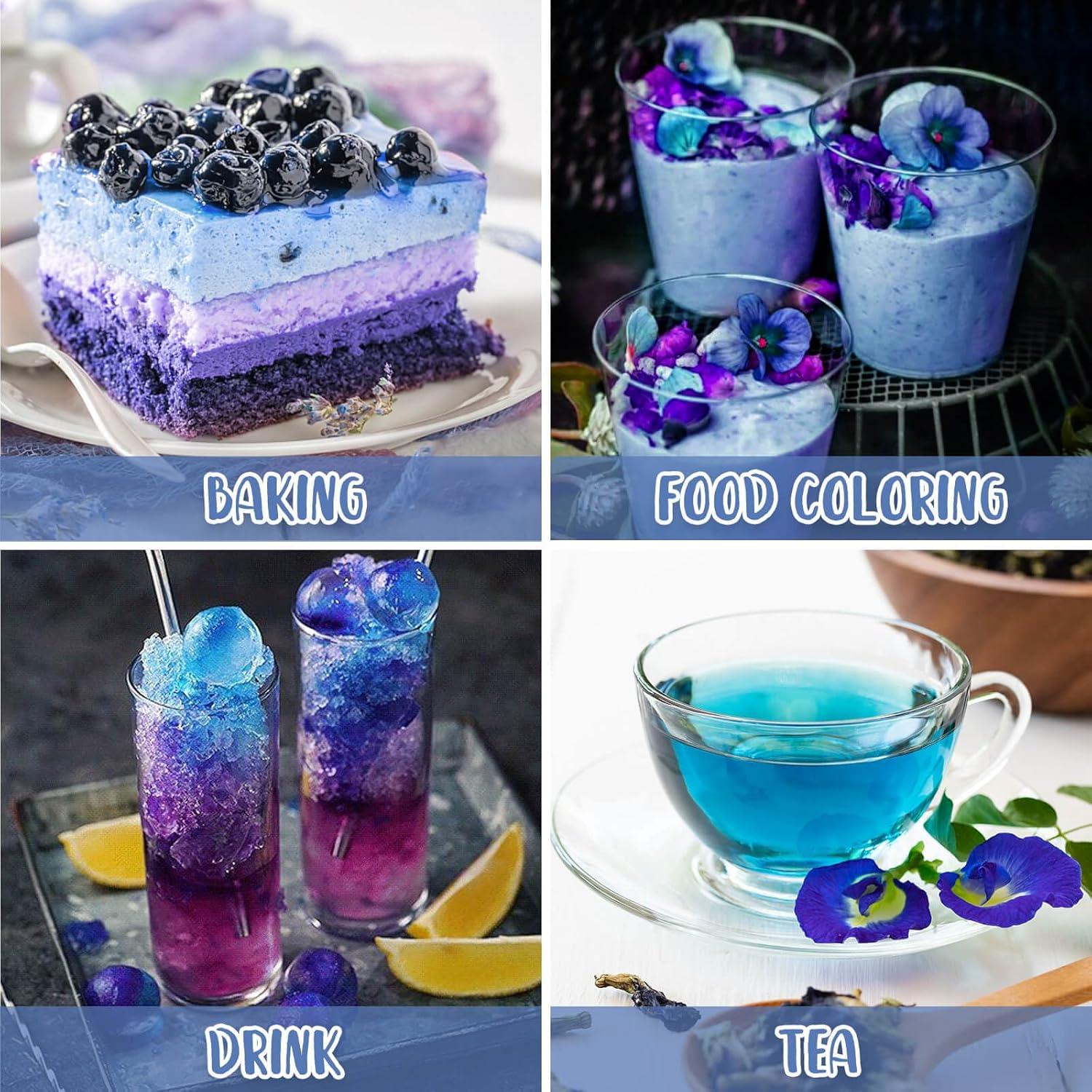 Polvo de Flor de Guisante Mariposa Egcina 283g - Colorante Natural