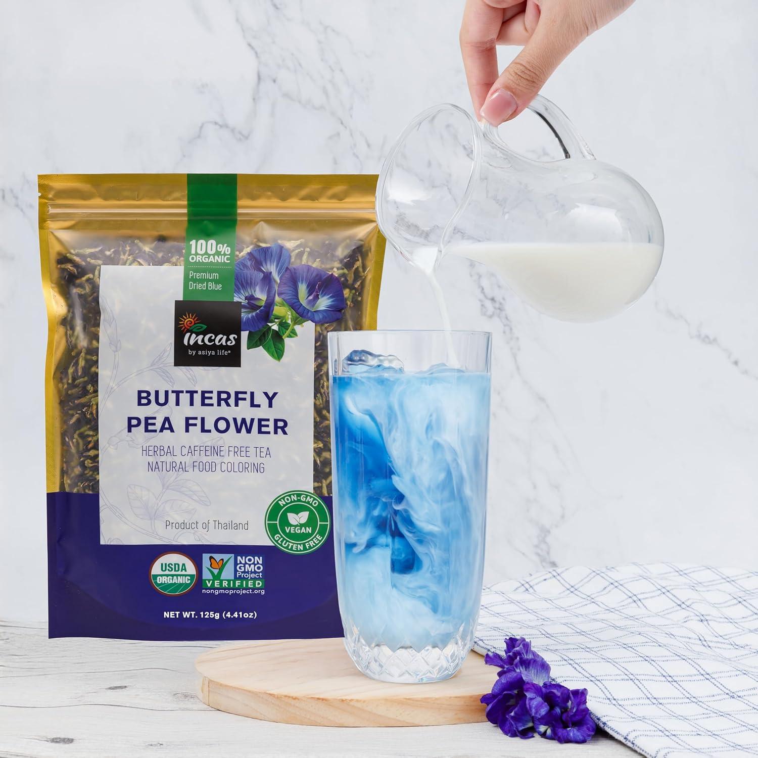 Flor de Guisante Mariposa Orgánica Incas 375 Tazas 124.5g