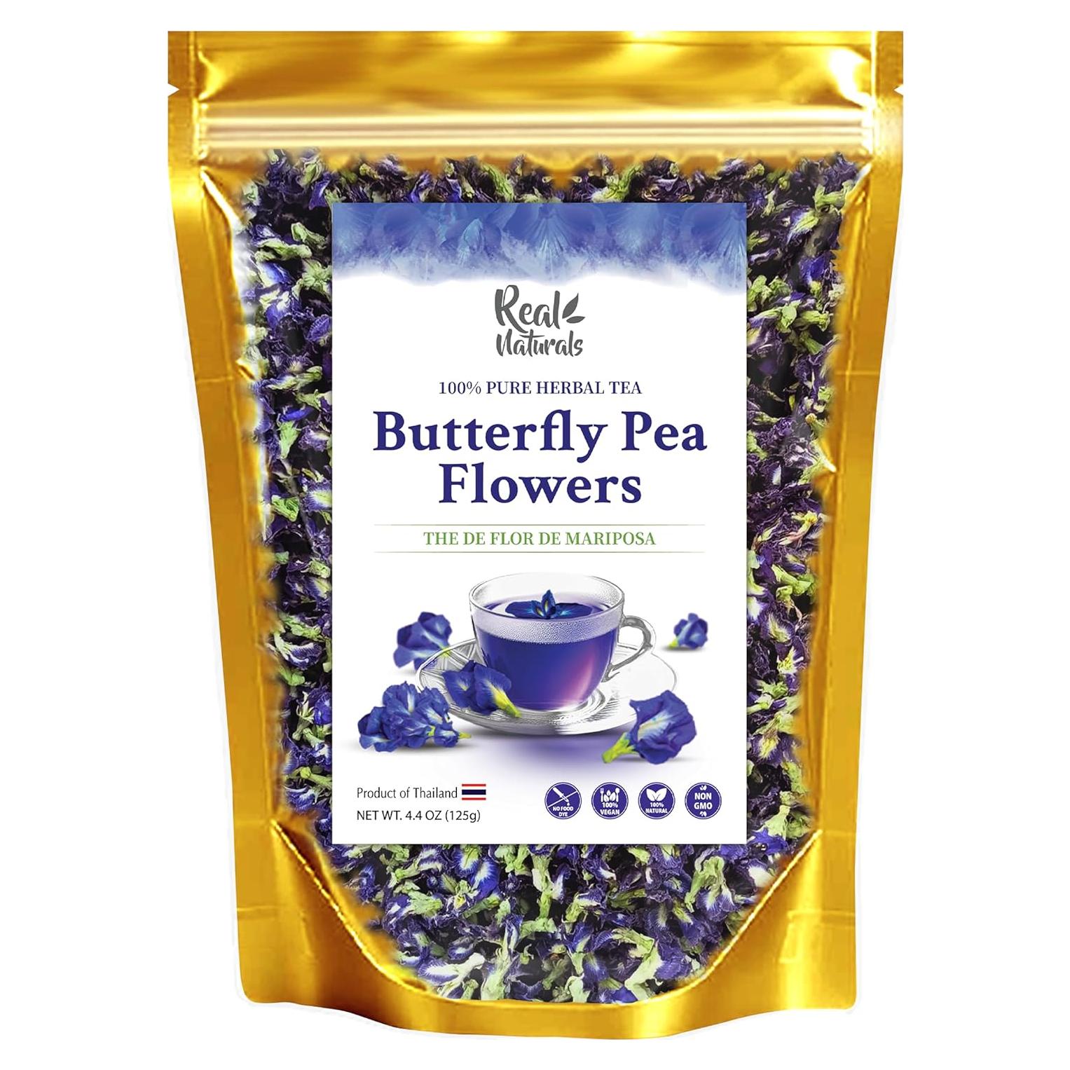 Té de Flores de Guisante Mariposa Real Naturals 125g - Antioxidante