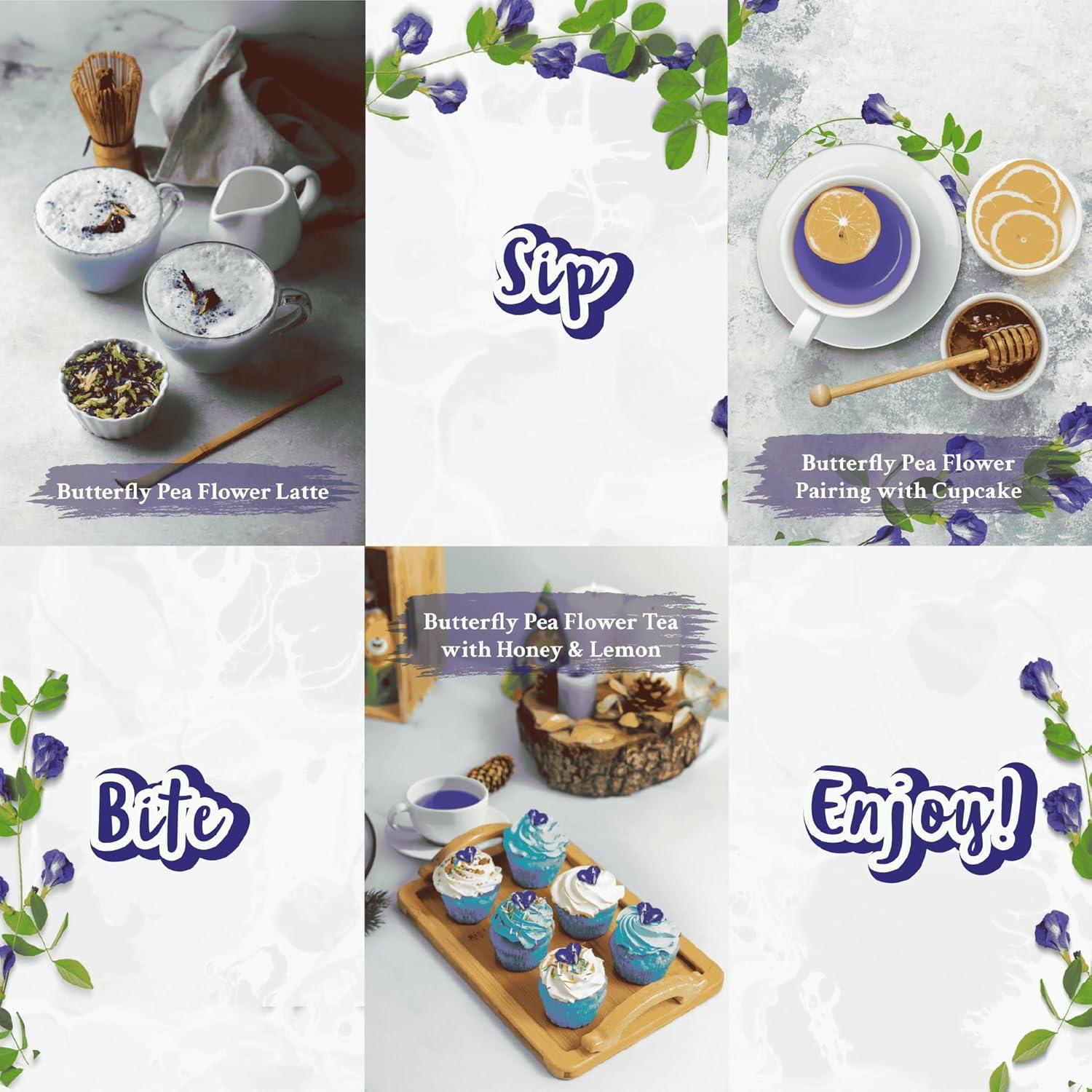 Té de Flores de Guisante Mariposa Real Naturals 125g - Antioxidante