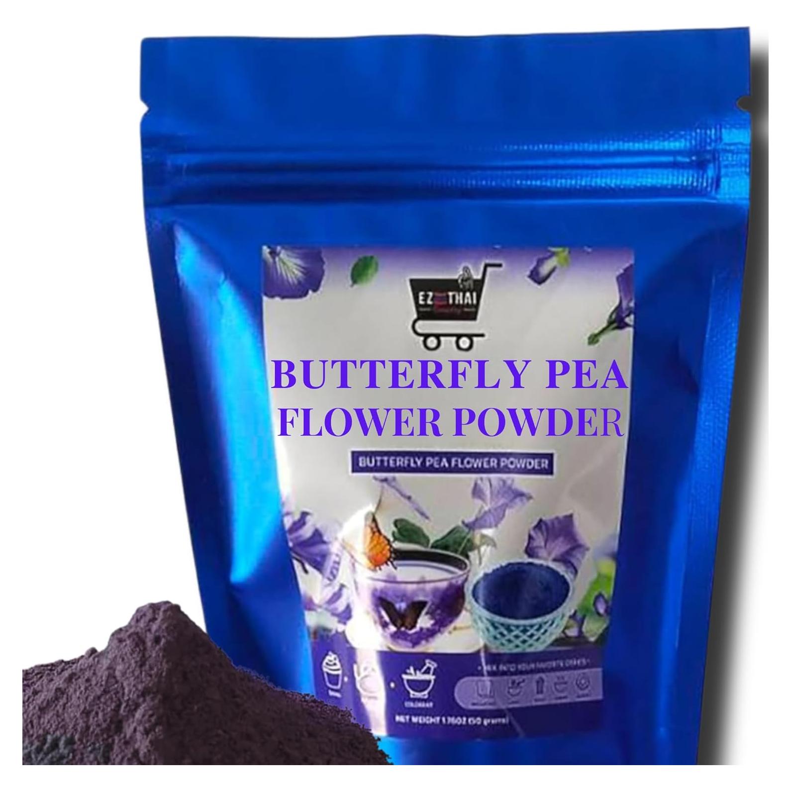 Polvo de Flor de Guisante Mariposa EZ THAI 50g - Colorante Natural