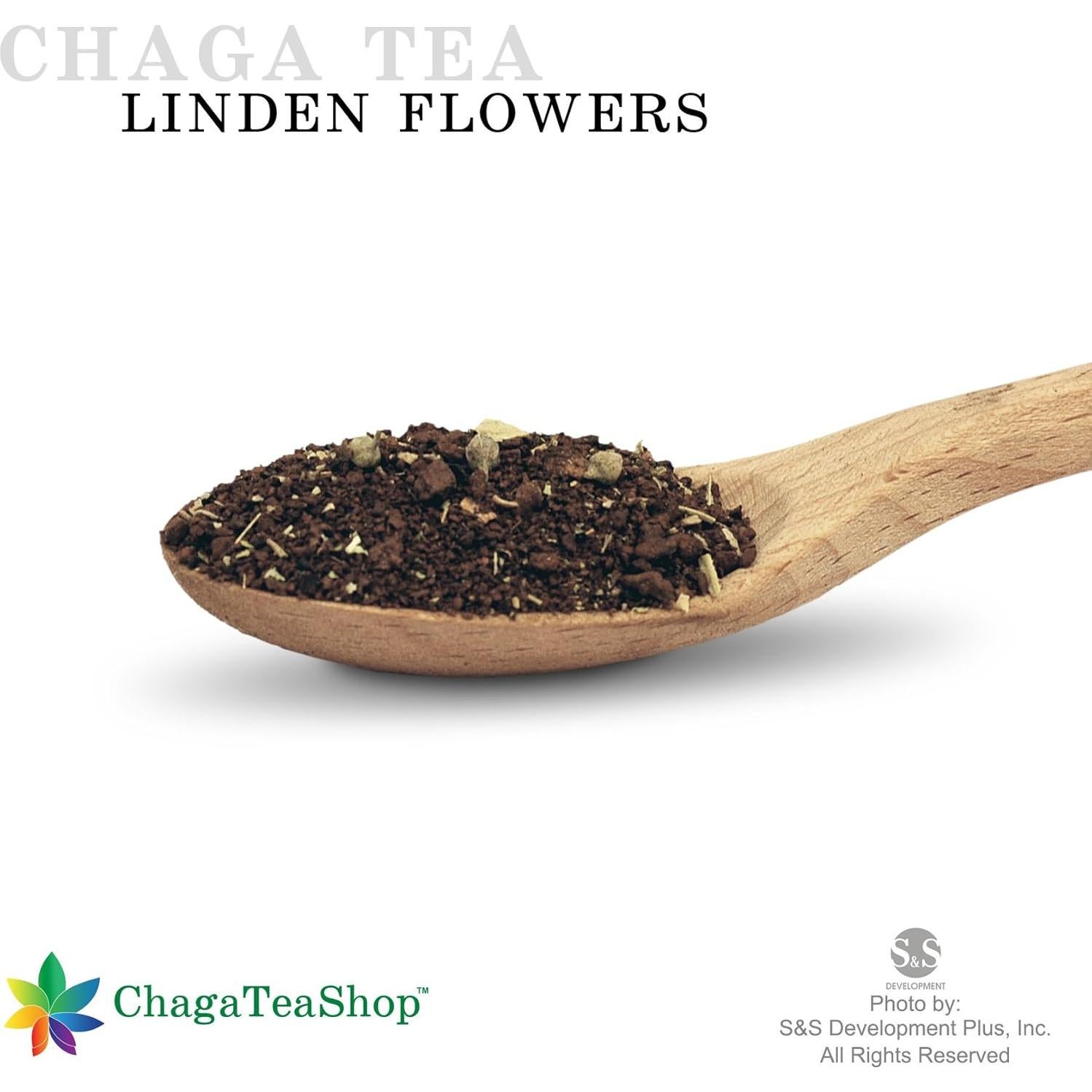 Té suelto de hongo Chaga Way To Health 113 g con tilo