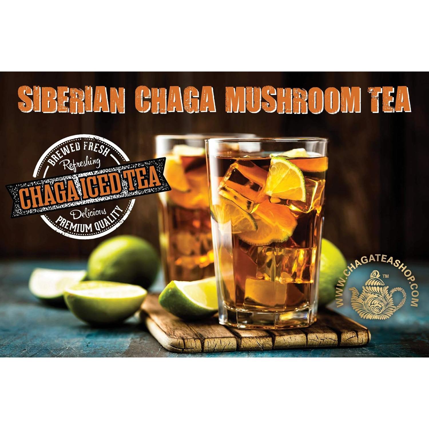 Té suelto de hongo Chaga Way To Health 113 g con tilo