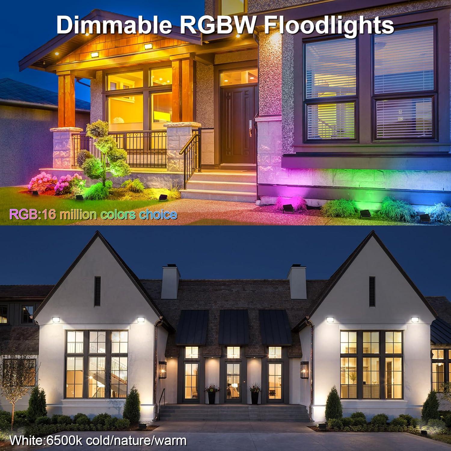 Luz de Inundación LED YAYZA! RGBW Control Remoto 300W