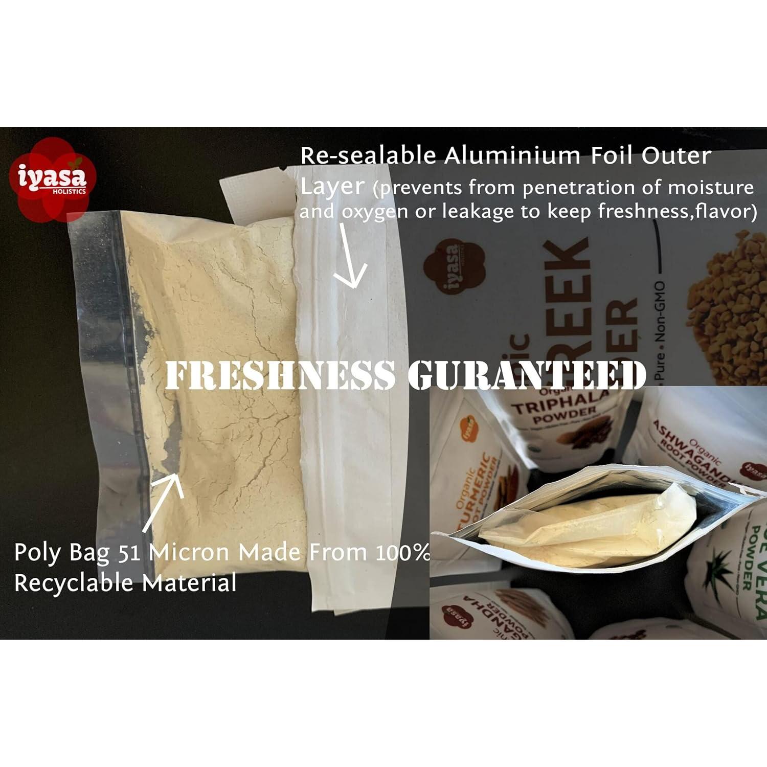 Polvo de Manzanilla Orgánico Iyasa Holistics 453g - Grado Alimenticio