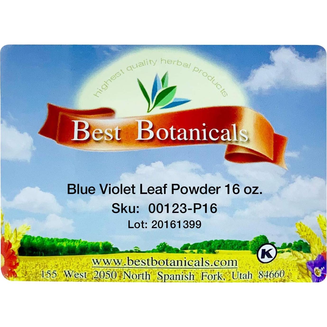 Polvo de Hoja de Violeta Azul 450 g Mejor Botánicos