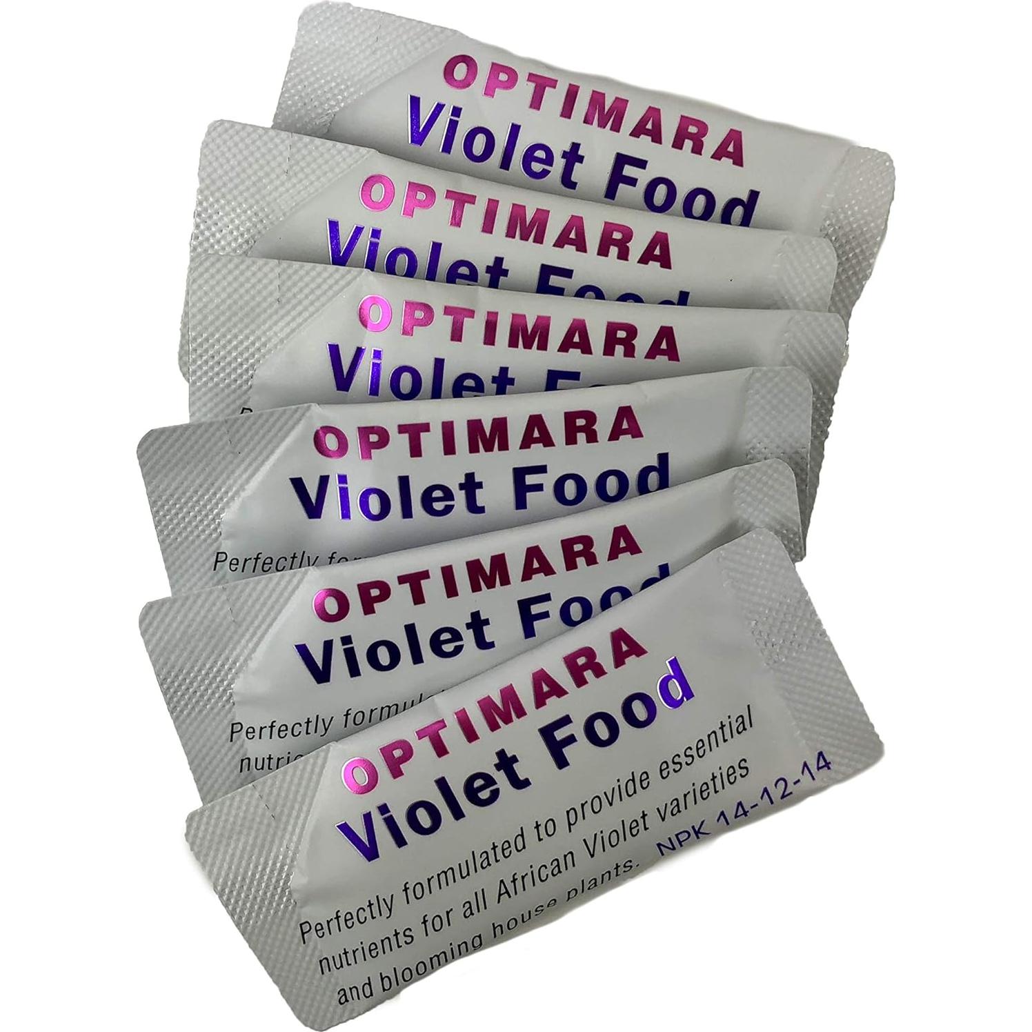 Fertilizante Líquido para Violetas Optimara 14-12-14 6 Bolsas