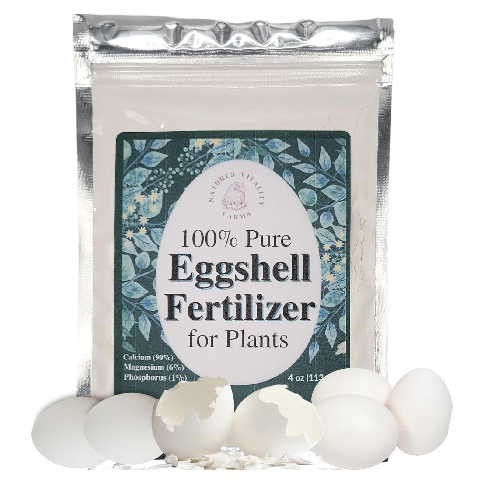 Fertilizante Natural en Polvo de Cáscara de Huevo 113g