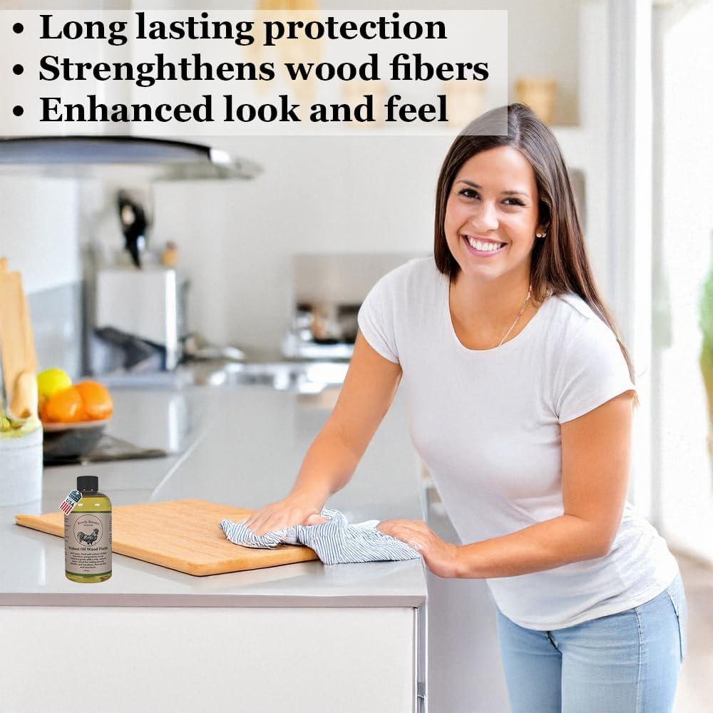 Aceite de Nuez Refinado Rowdy Rooster 266 ml - Seguro para Alimentos