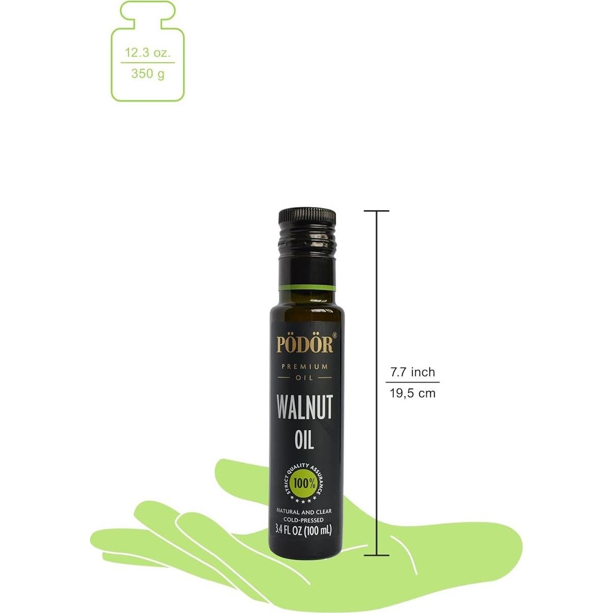 Aceite de Nuez Prensado en Frío PÖDÖR 100 ml - 100% Natural