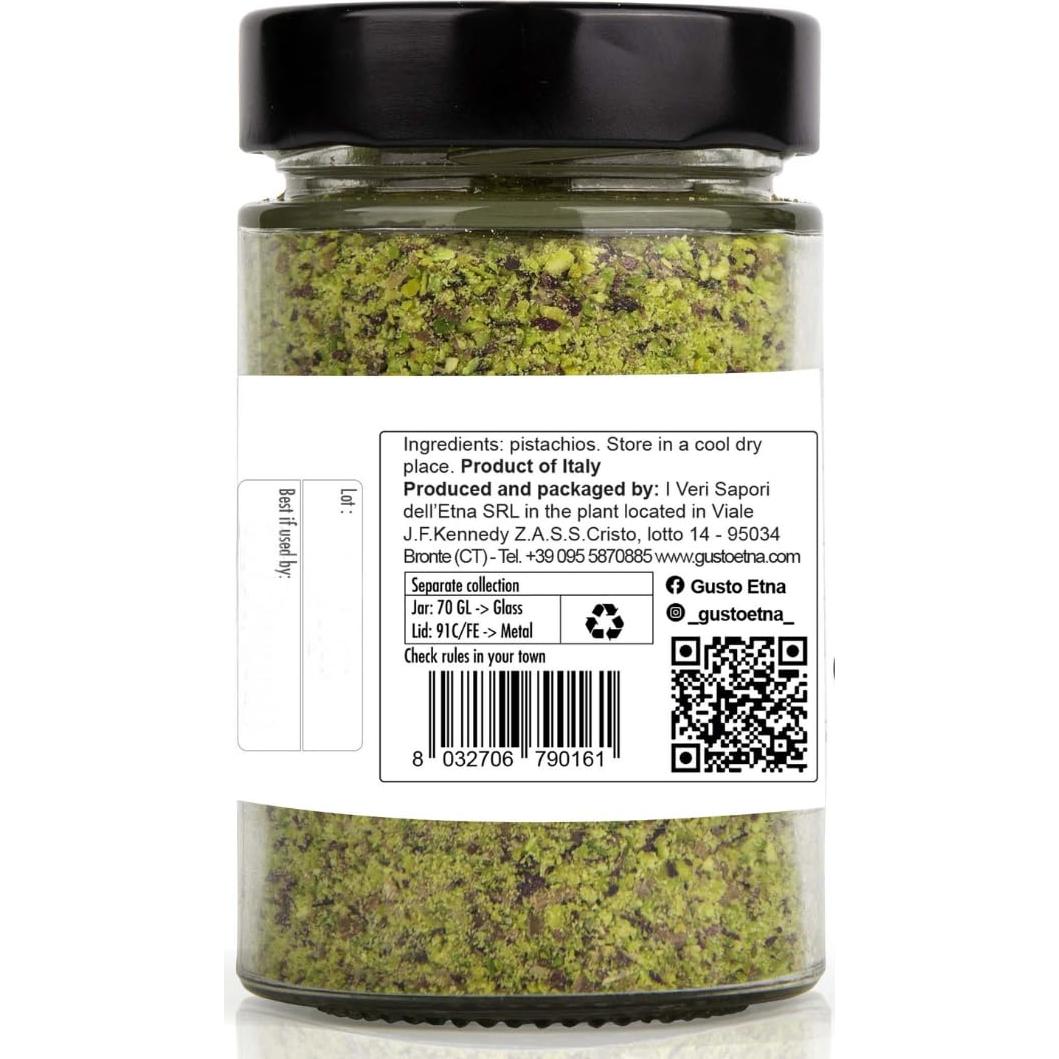 Harina de Pistacho GUSTO ETNA 80 g Sin Gluten Alta en Proteínas