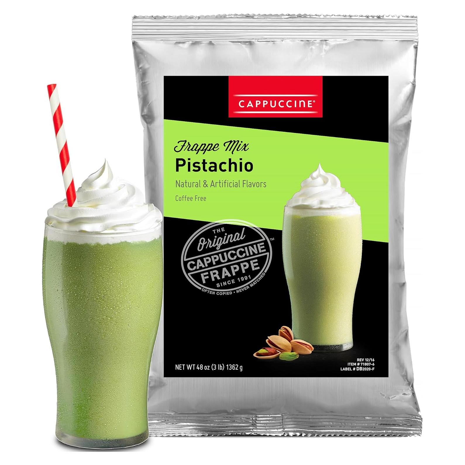 Mezcla de Frappe de Pistacho Cappuccine 1.36 kg Sin Gluten