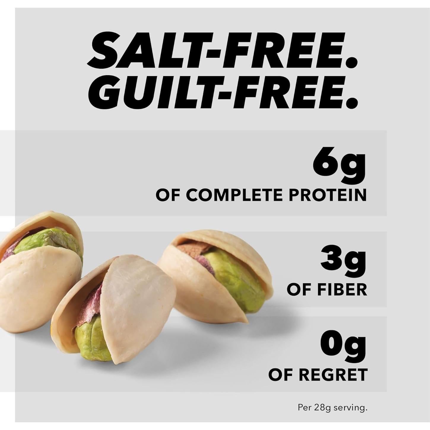 Pistachos Maravillosos Sin Sal en Cáscara 0.45 kg - Snack Saludable