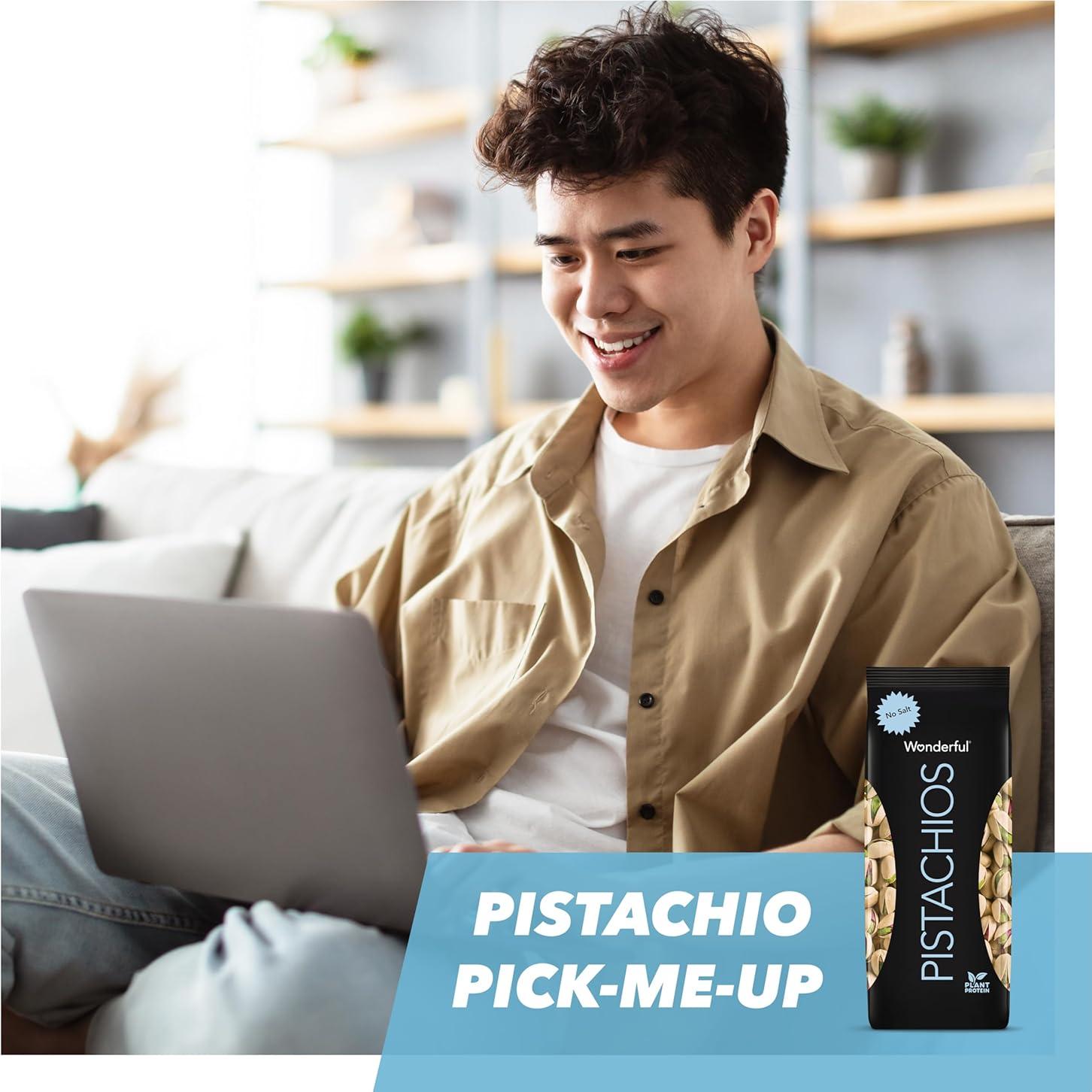 Pistachos Maravillosos Sin Sal en Cáscara 0.45 kg - Snack Saludable