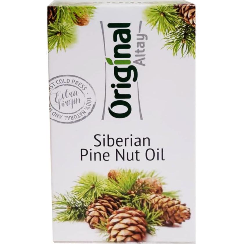 Aceite de Piñón Siberiano Orgánico 100ml Extra Virgen Prensado en Frío