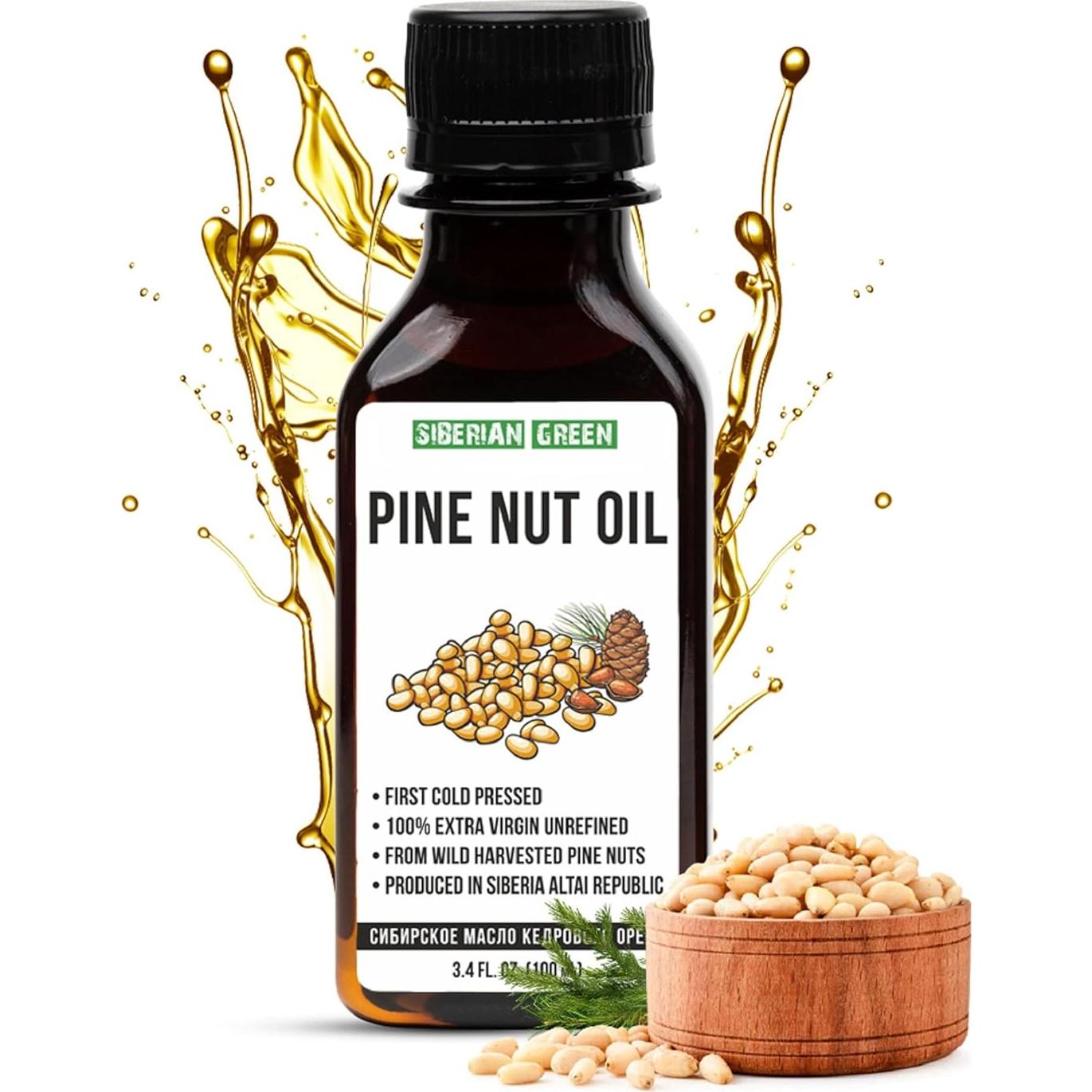 Aceite de Piñón Siberiano Best Value 100ml 100% Natural Extra Virgen