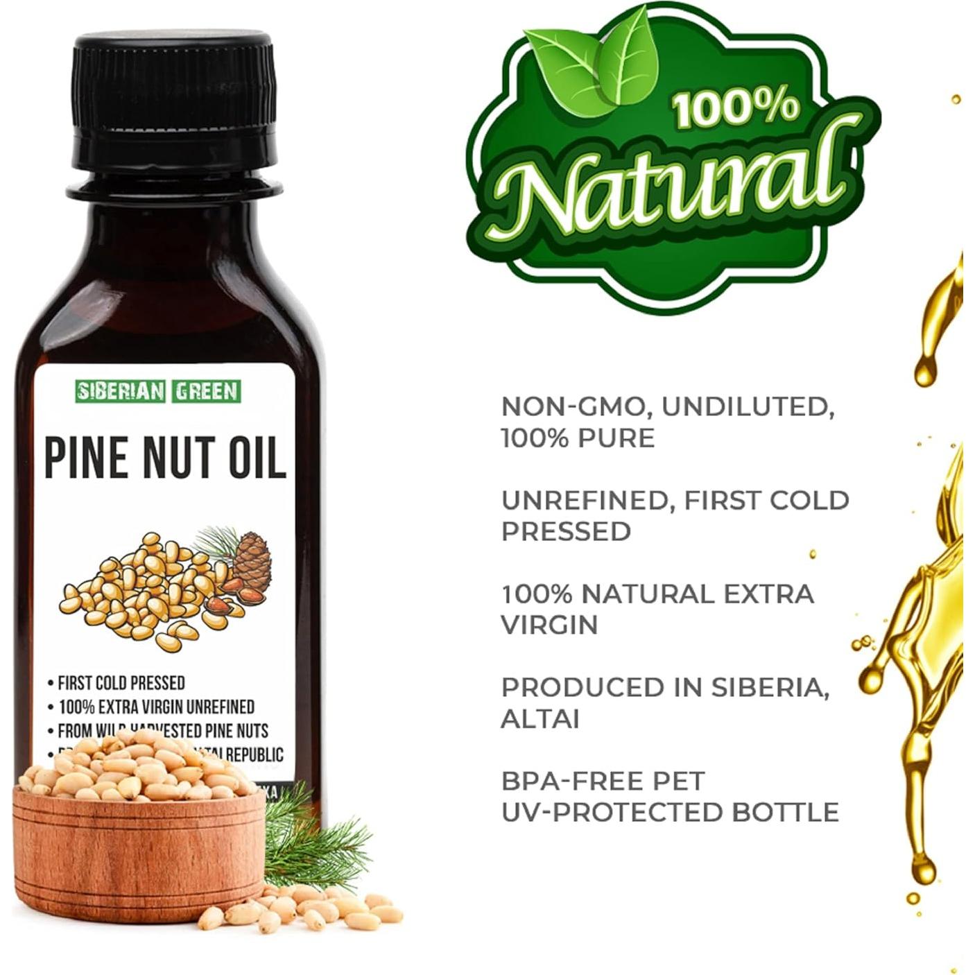 Aceite de Piñón Siberiano Best Value 100ml 100% Natural Extra Virgen