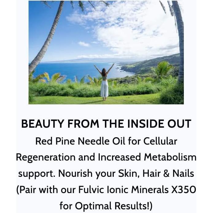 Cápsulas Veganas de Aceite de Aguja de Pino Rojo 30 Unidades