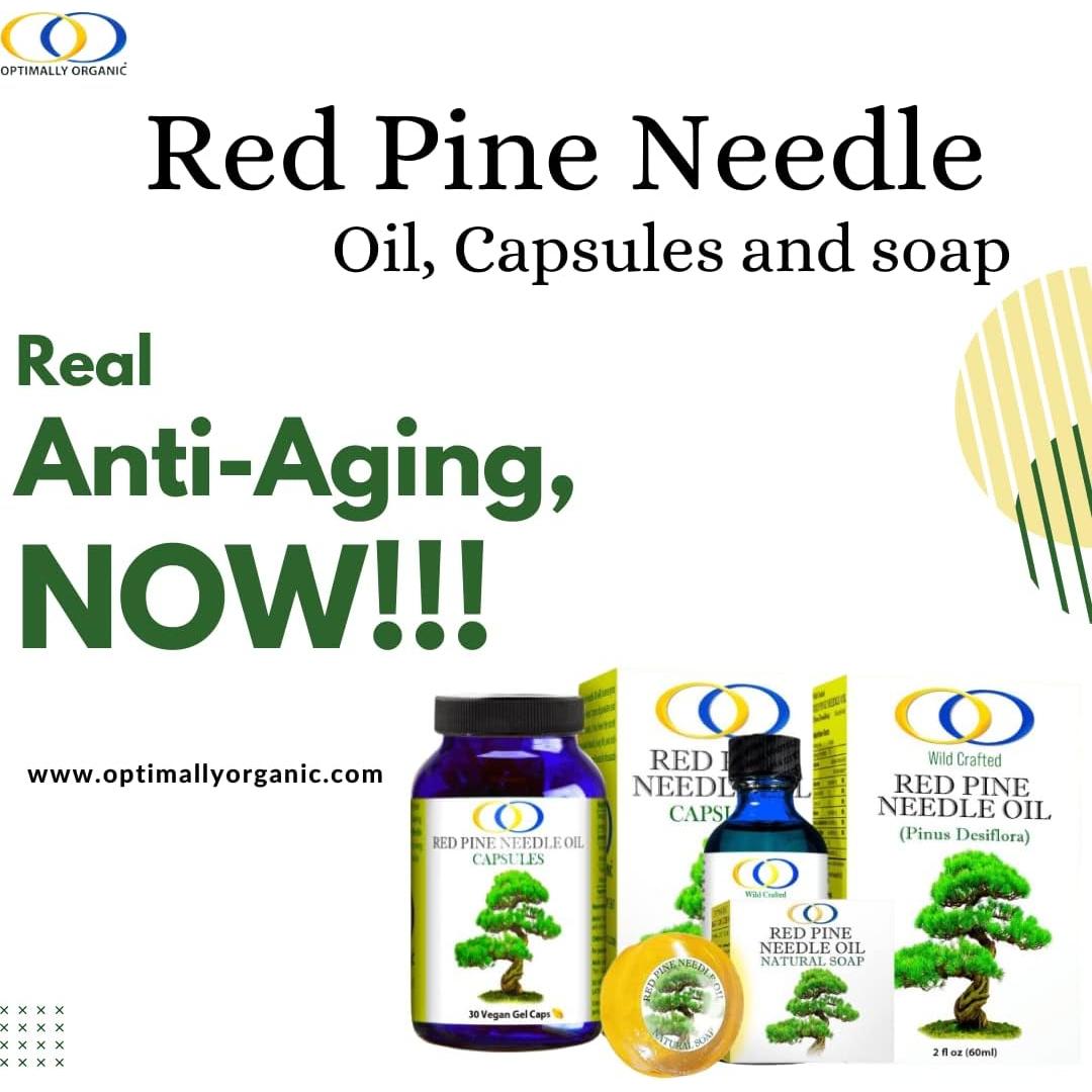 Cápsulas Veganas de Aceite de Aguja de Pino Rojo 30 Unidades