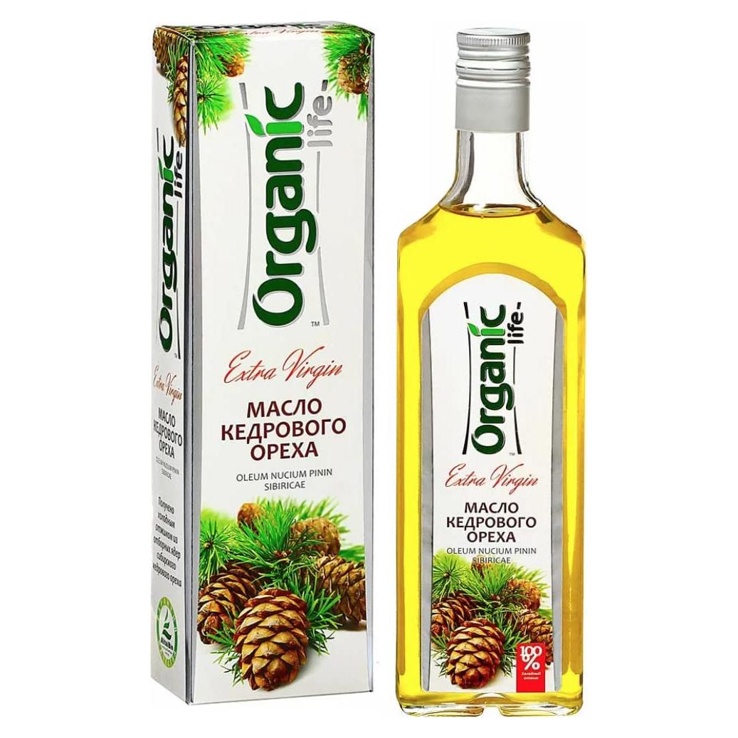 Aceite de Piñón Siberiano Orgánico 500ml Extra Virgen Prensado en Frío