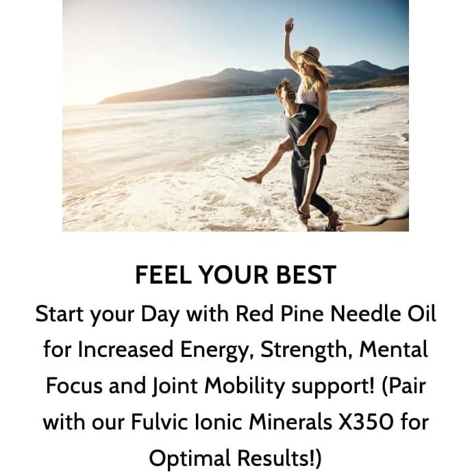 Aceite de Aguja de Pino Rojo Orgánico Optimally 60ml - Soporte Inmunológico