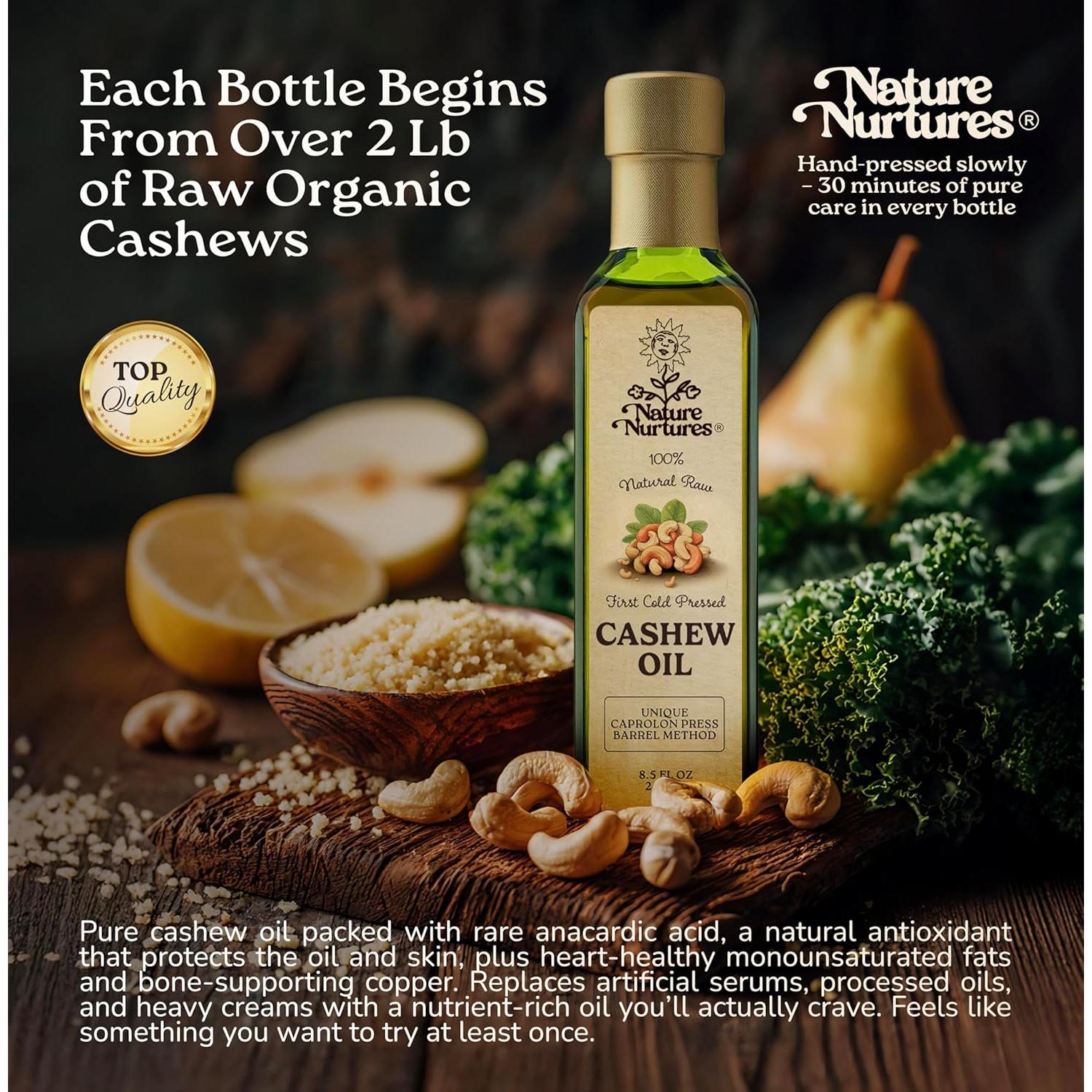 Aceite de Anacardo Prensado en Frío Nature Nurtures 250 ml