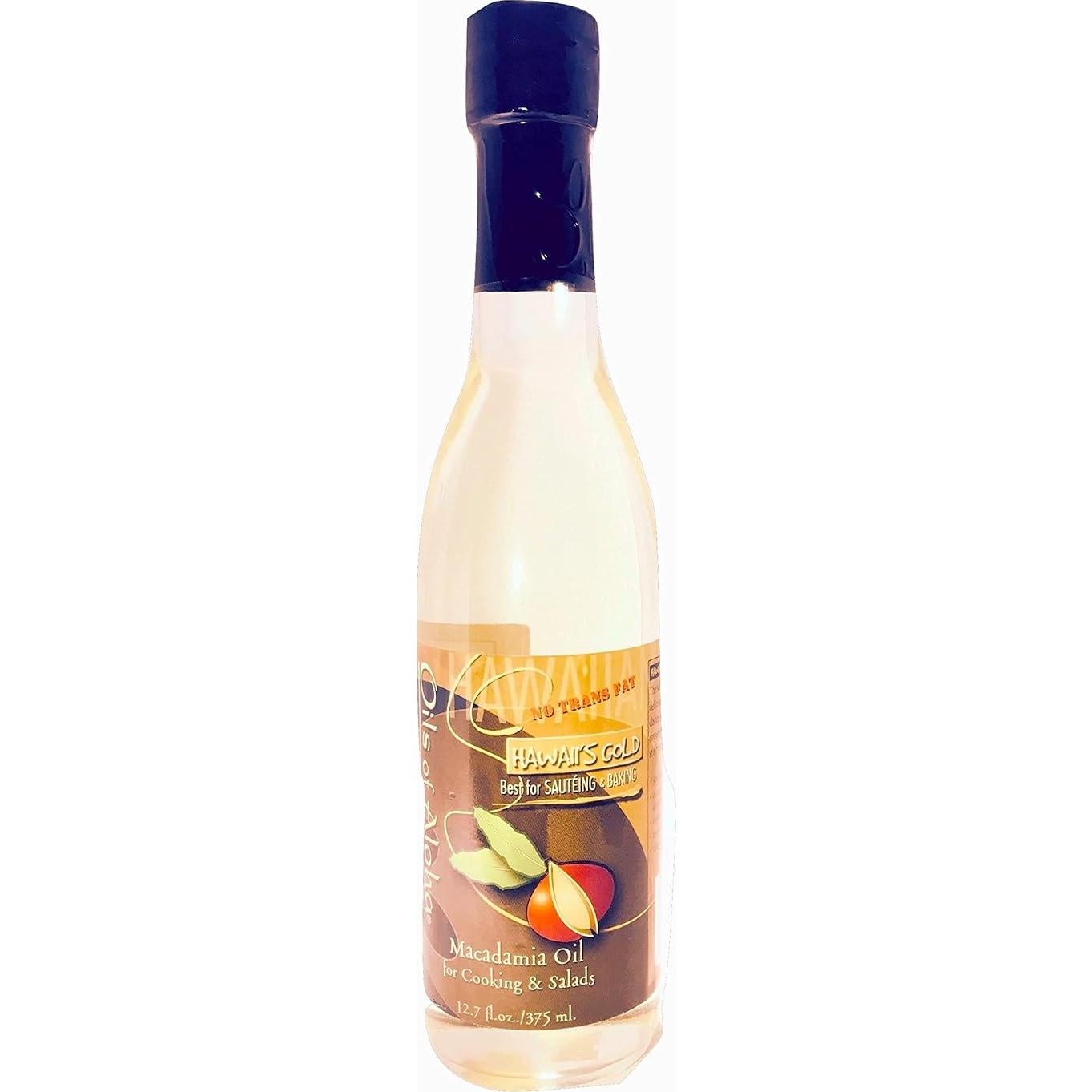 Aceite de Nuez de Macadamia Aloha 360 ml - Prensado en Frío