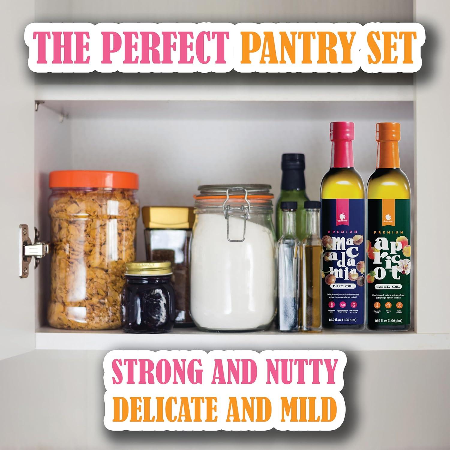 Aceite de Nuez de Macadamia y Albaricoque Gourmanity 500ml