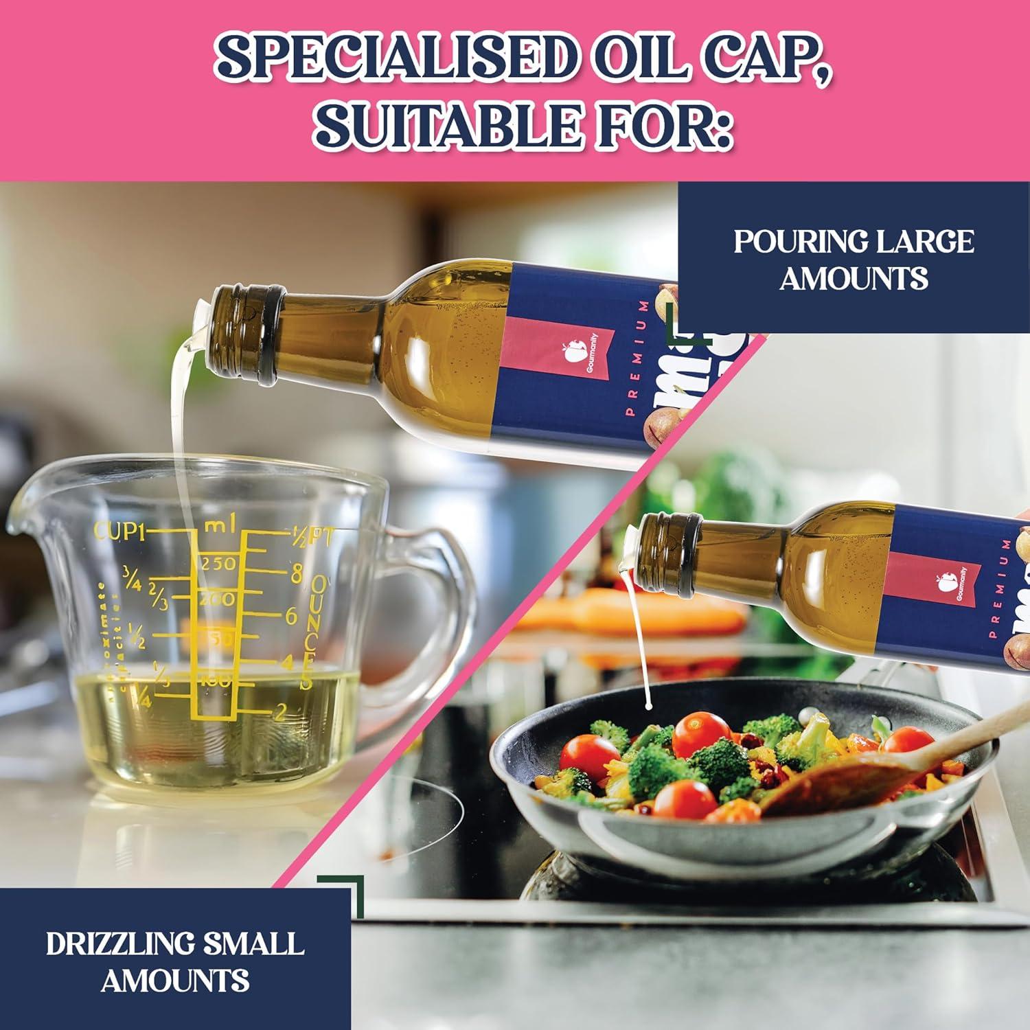 Aceite de Nuez de Macadamia y Albaricoque Gourmanity 500ml