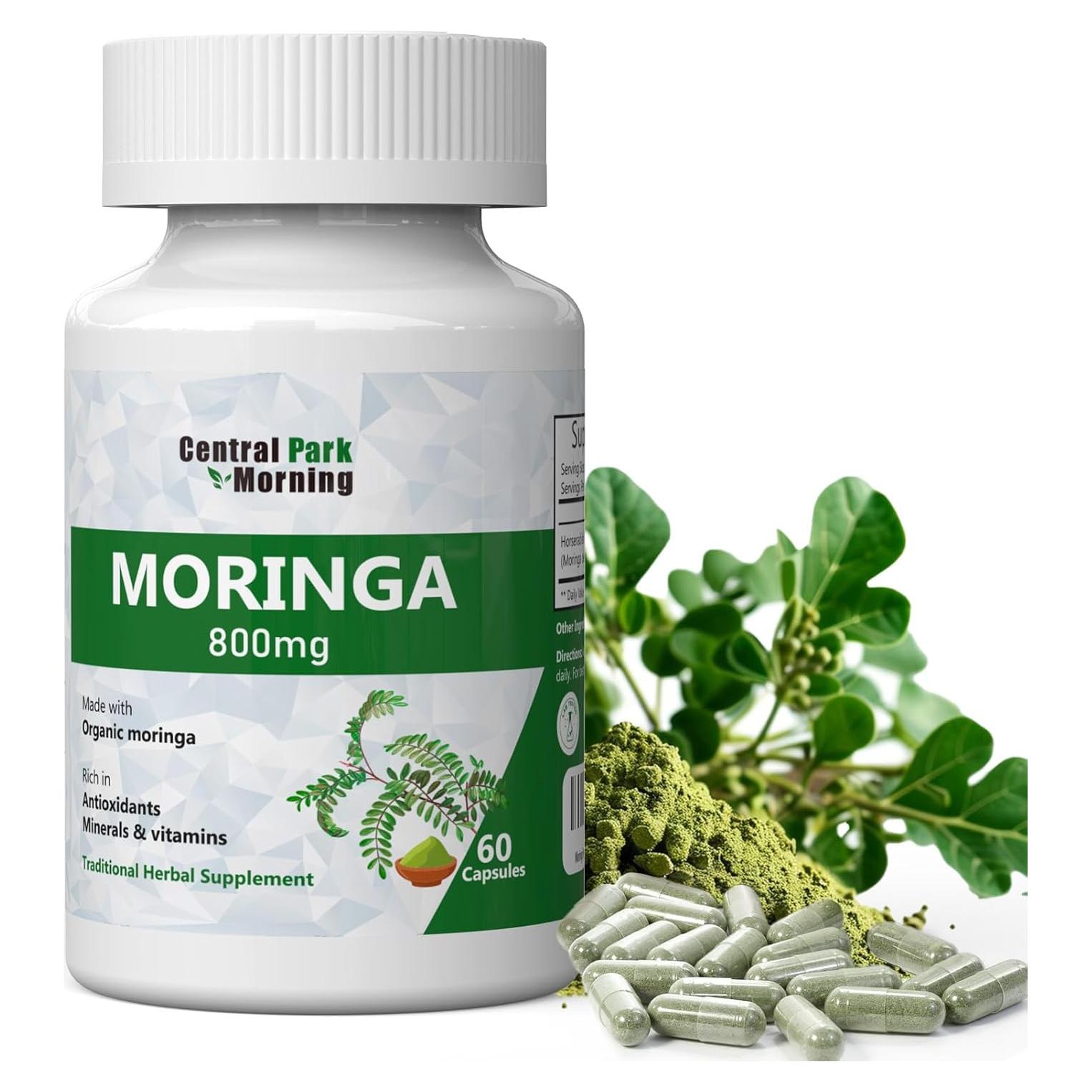 Cápsulas de Moringa Orgánica Central Park Morning 800mg - 60 Unidades